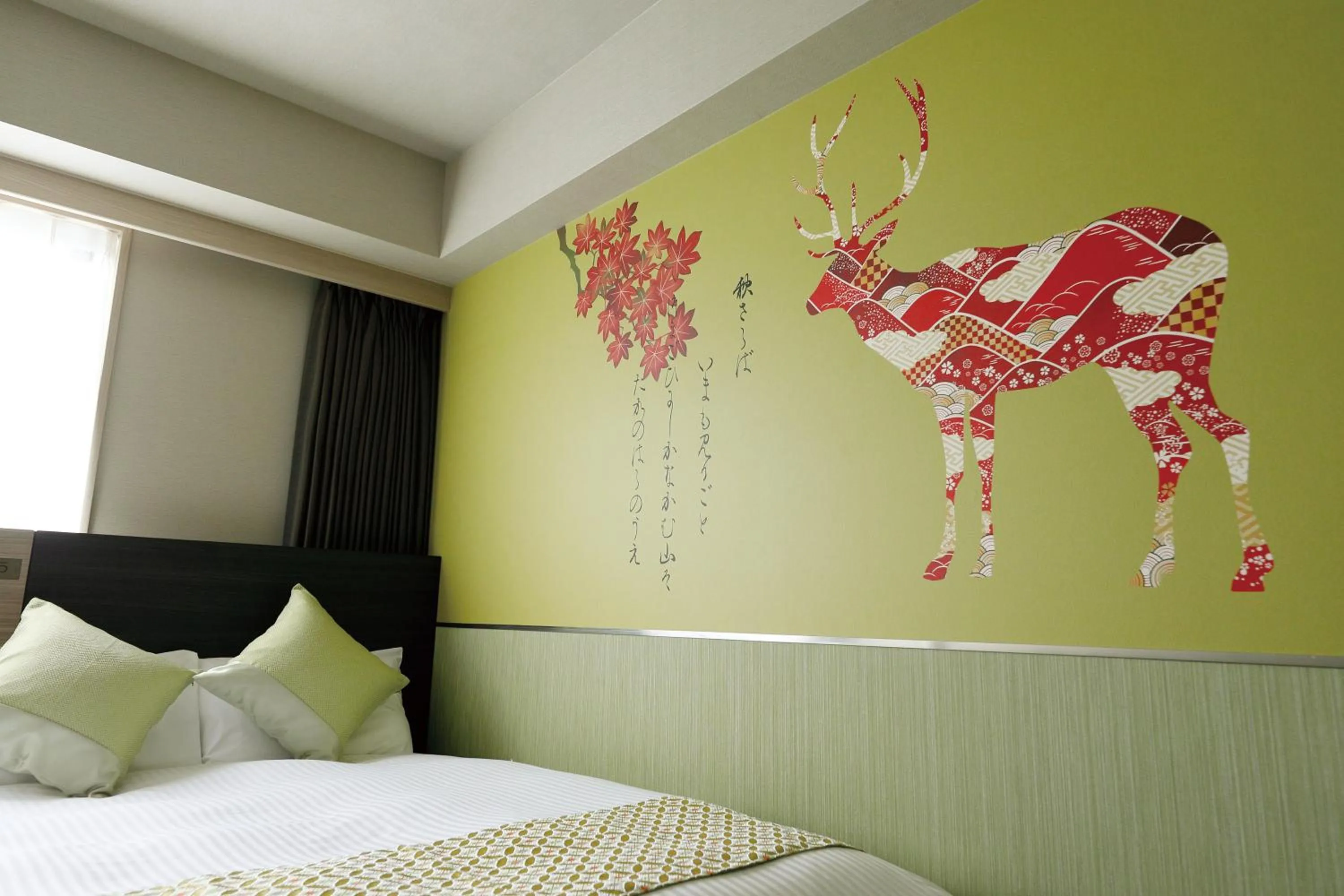 Bed in Daiwa Roynet Hotel Nara Natural Hot Spring