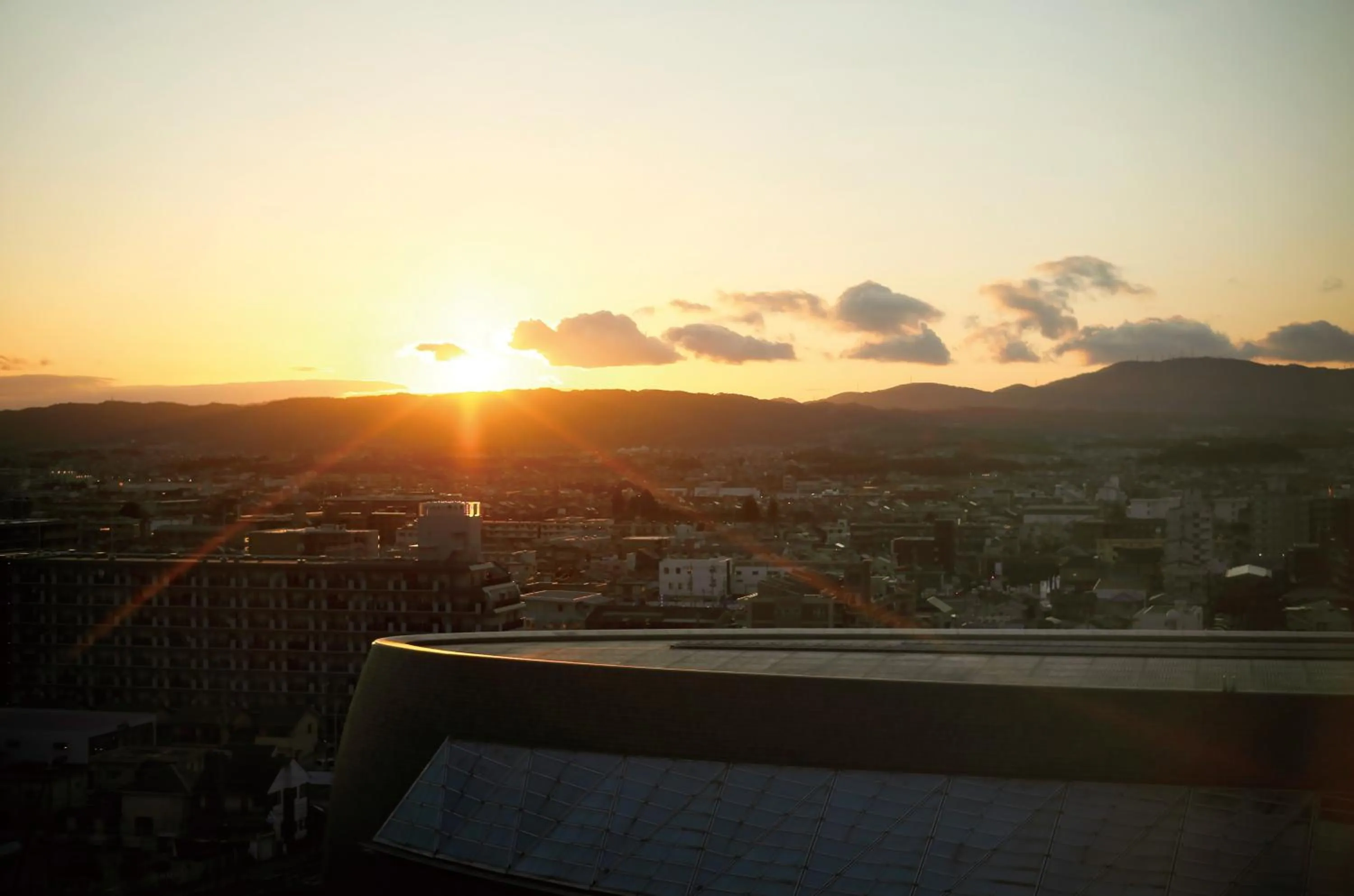 Sunset in Daiwa Roynet Hotel Nara Natural Hot Spring