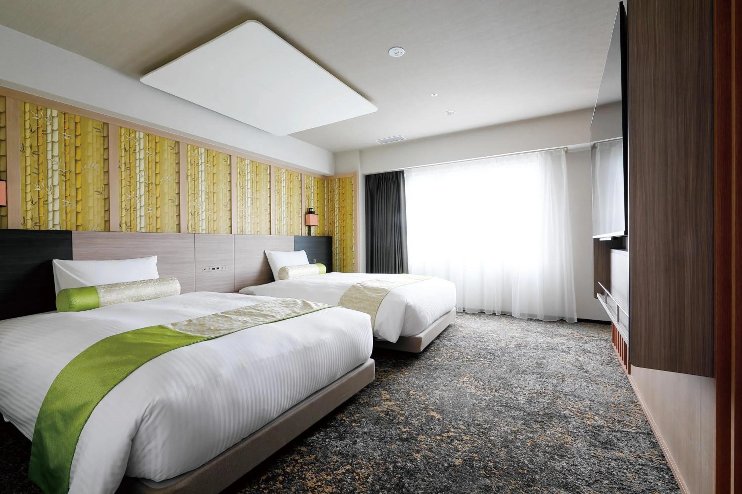 Bed in Daiwa Roynet Hotel Nara Natural Hot Spring