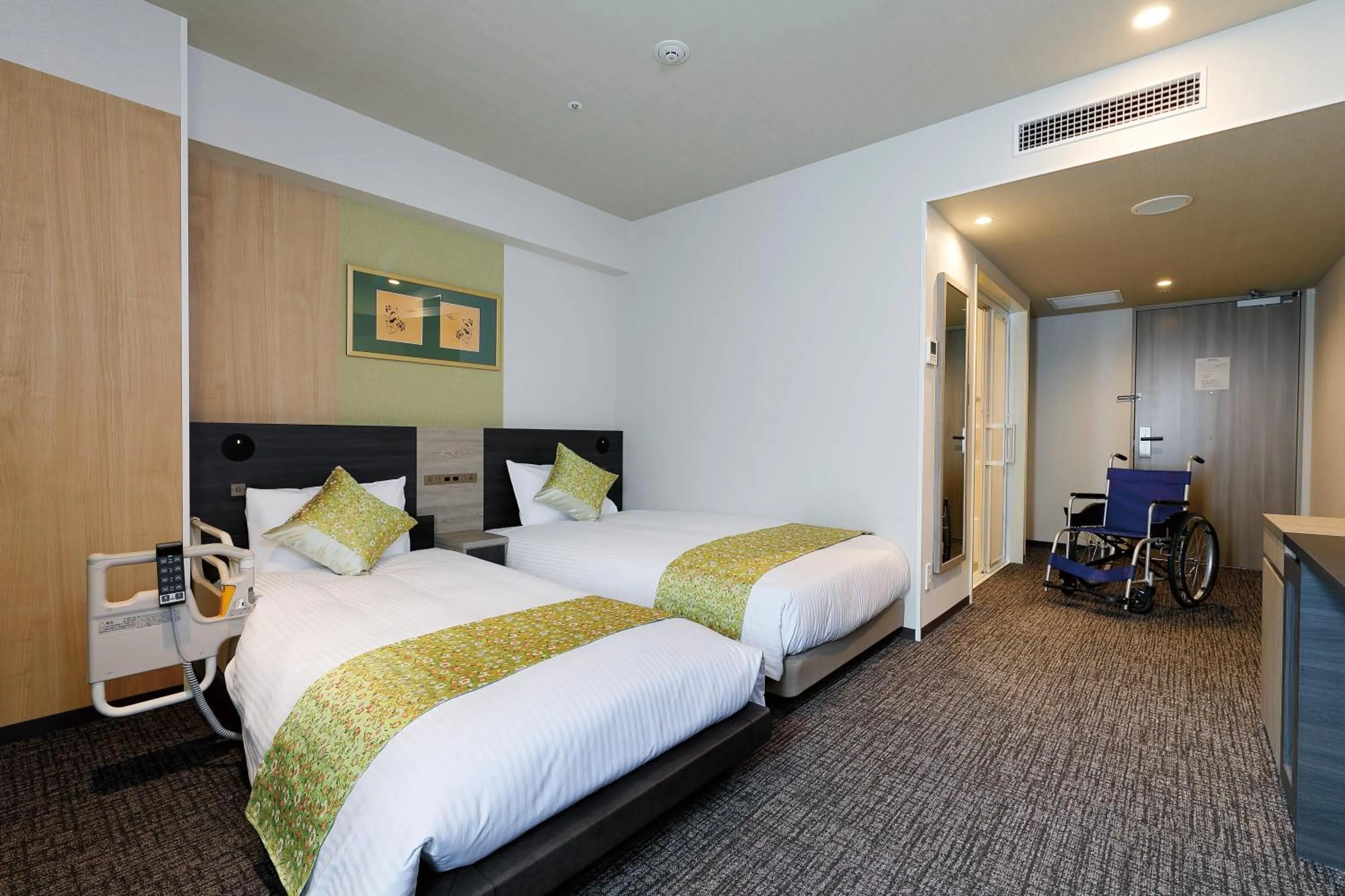 Bed in Daiwa Roynet Hotel Nara Natural Hot Spring