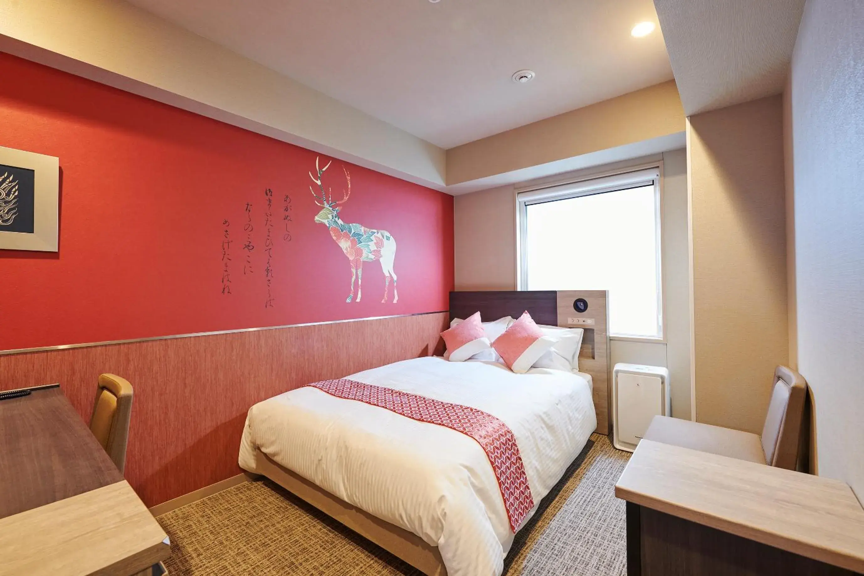 Bed in Daiwa Roynet Hotel Nara Natural Hot Spring Bed in Daiwa Roynet Hotel Nara Natural Hot Spring