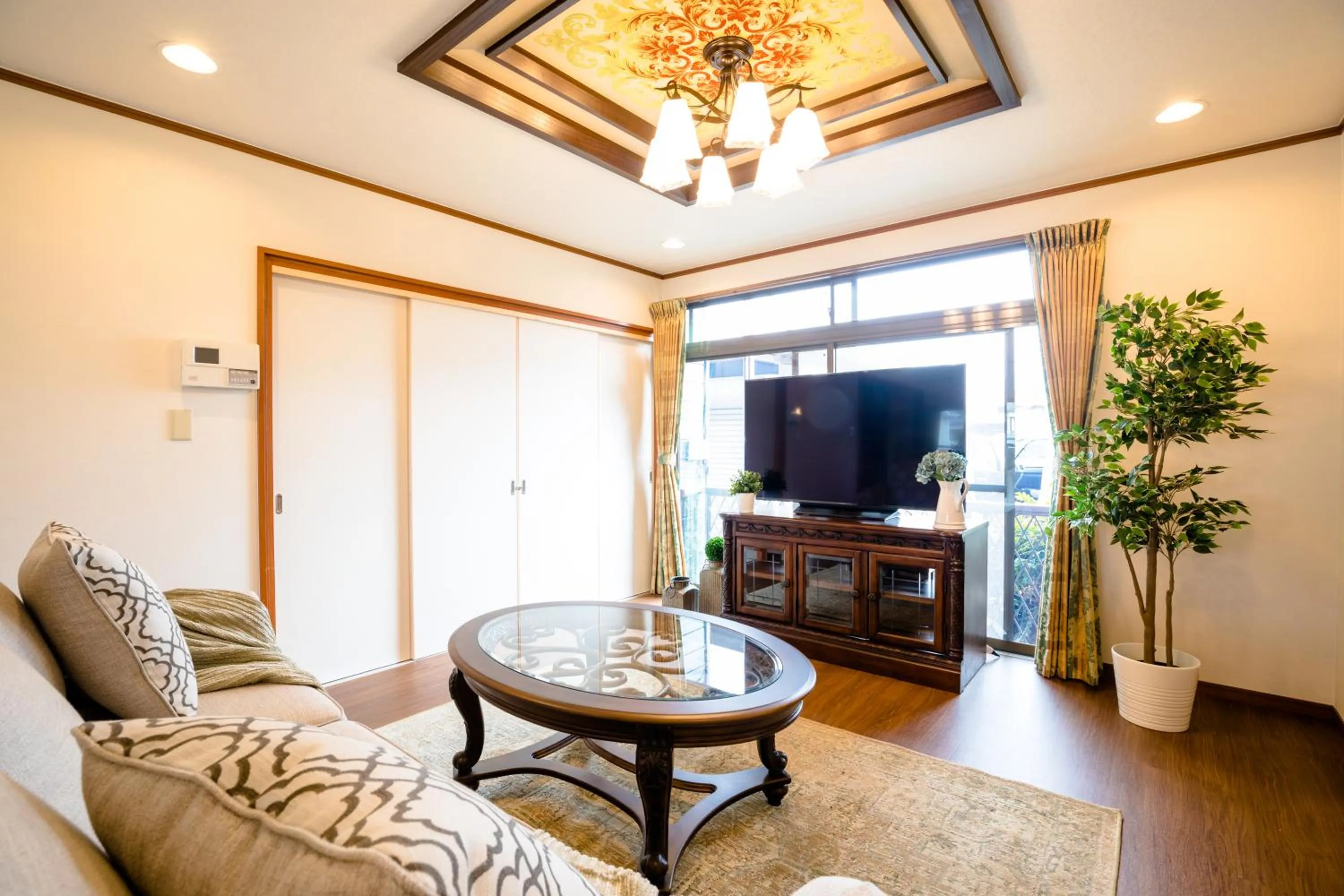 Living room in ID Stay Kawaguchiko