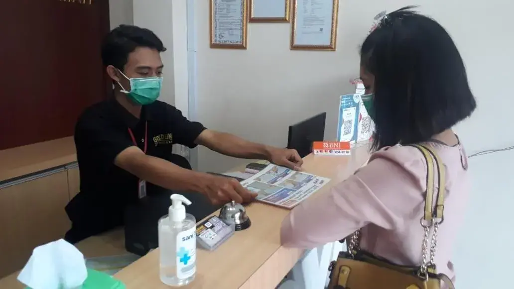 Lobby or reception in Gold Line Guest House Lobby or reception in Gold Line Guest House