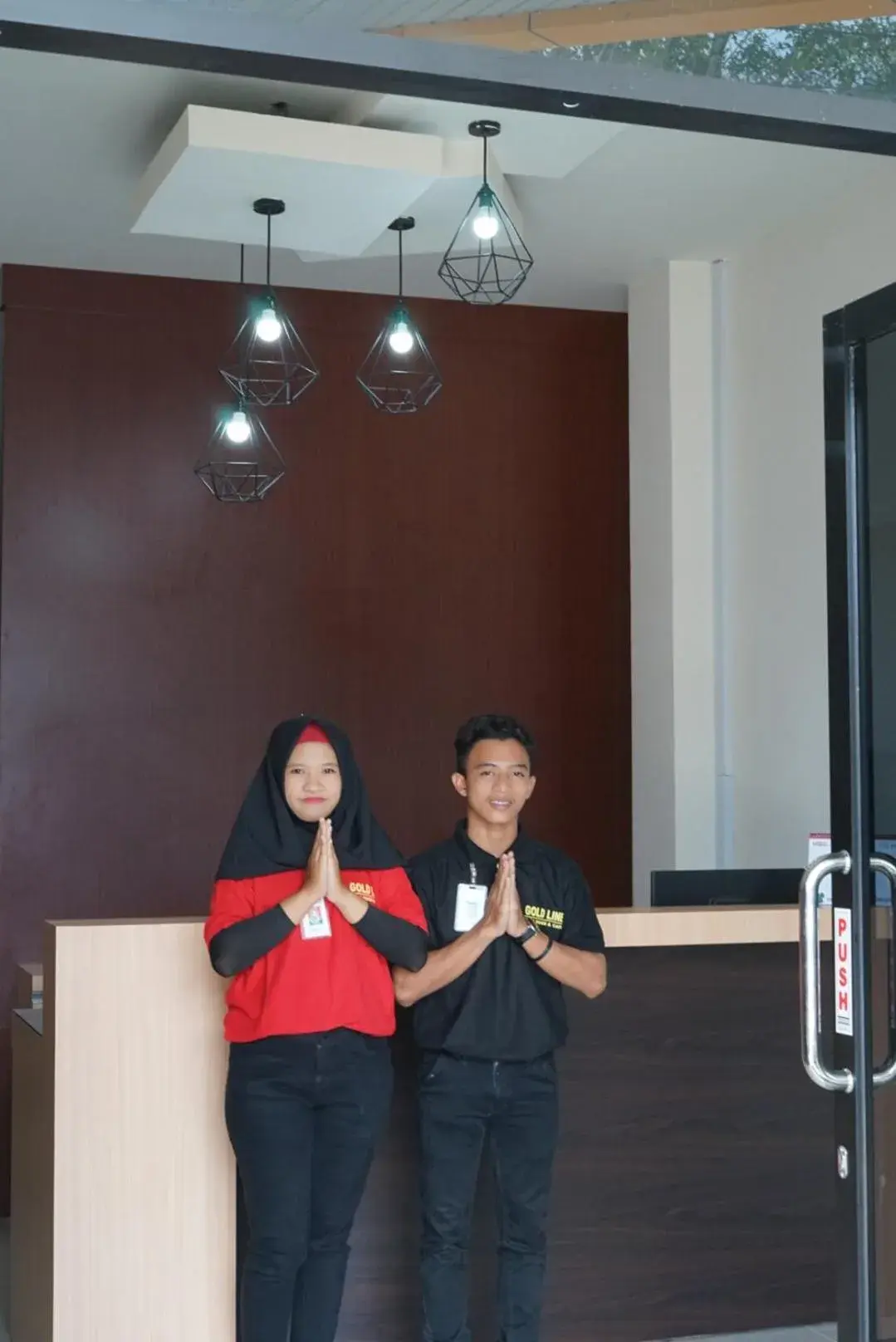 Lobby or reception in Gold Line Guest House Lobby or reception in Gold Line Guest House