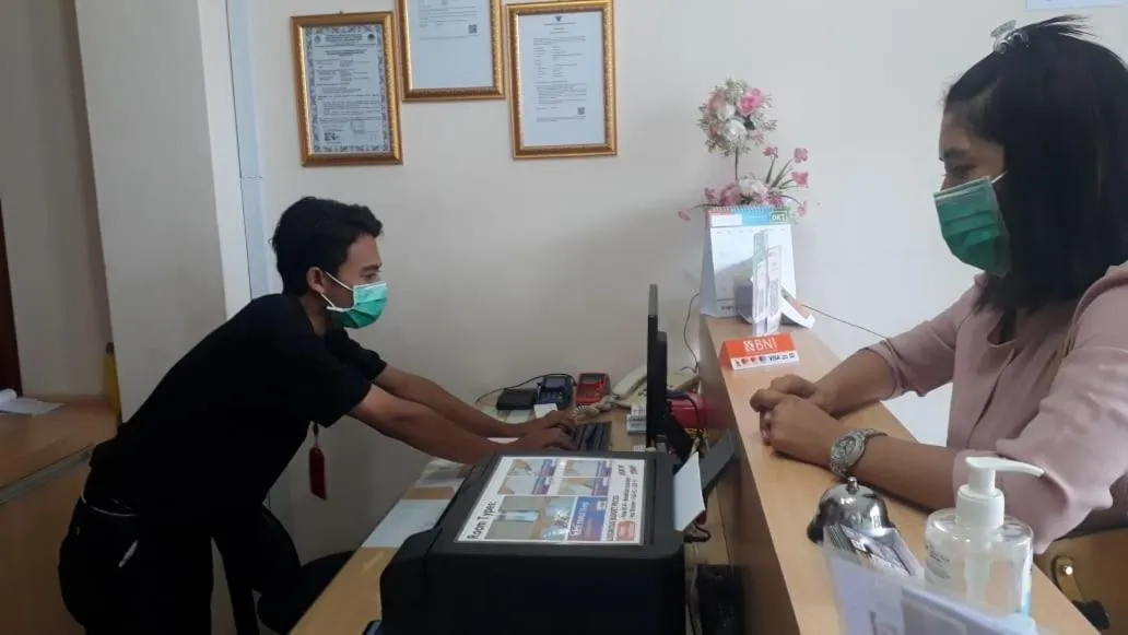 Lobby or reception in Gold Line Guest House