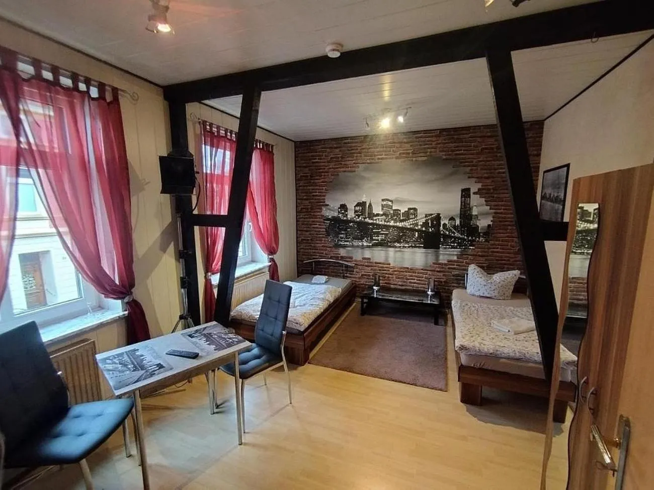 Bedroom, Bed in Haus Oberkassel