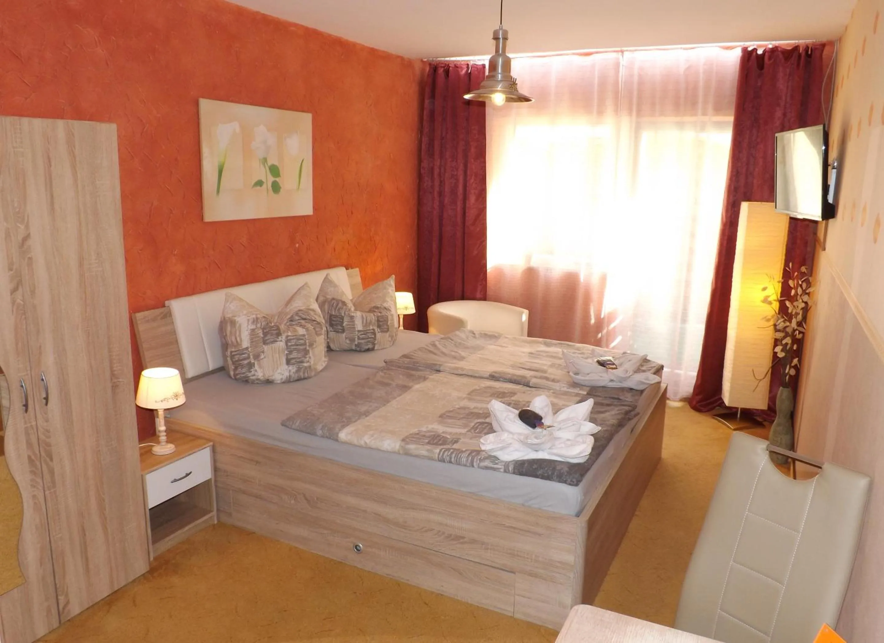Bedroom, Bed in Haus Oberkassel