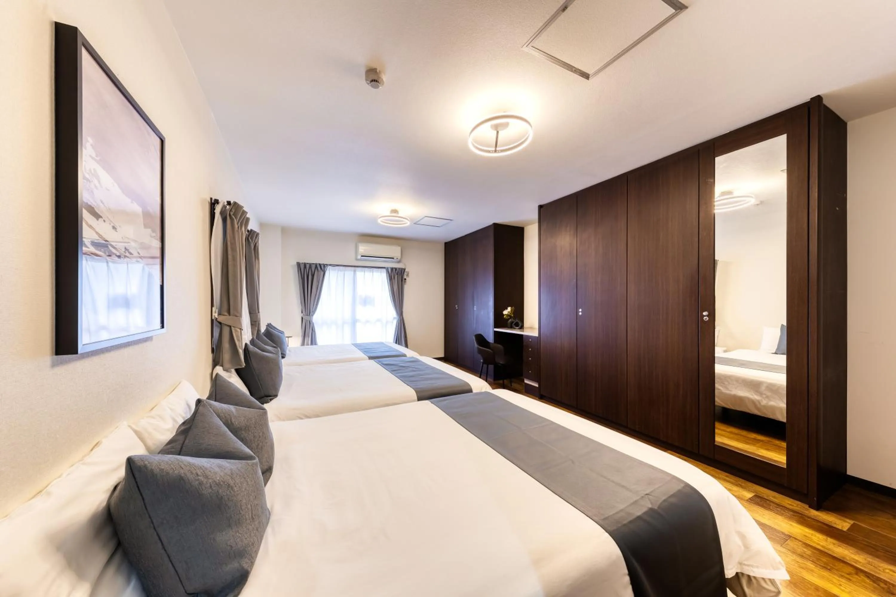 Bed in soleil Universal Fukushima Noda -vacation rental-