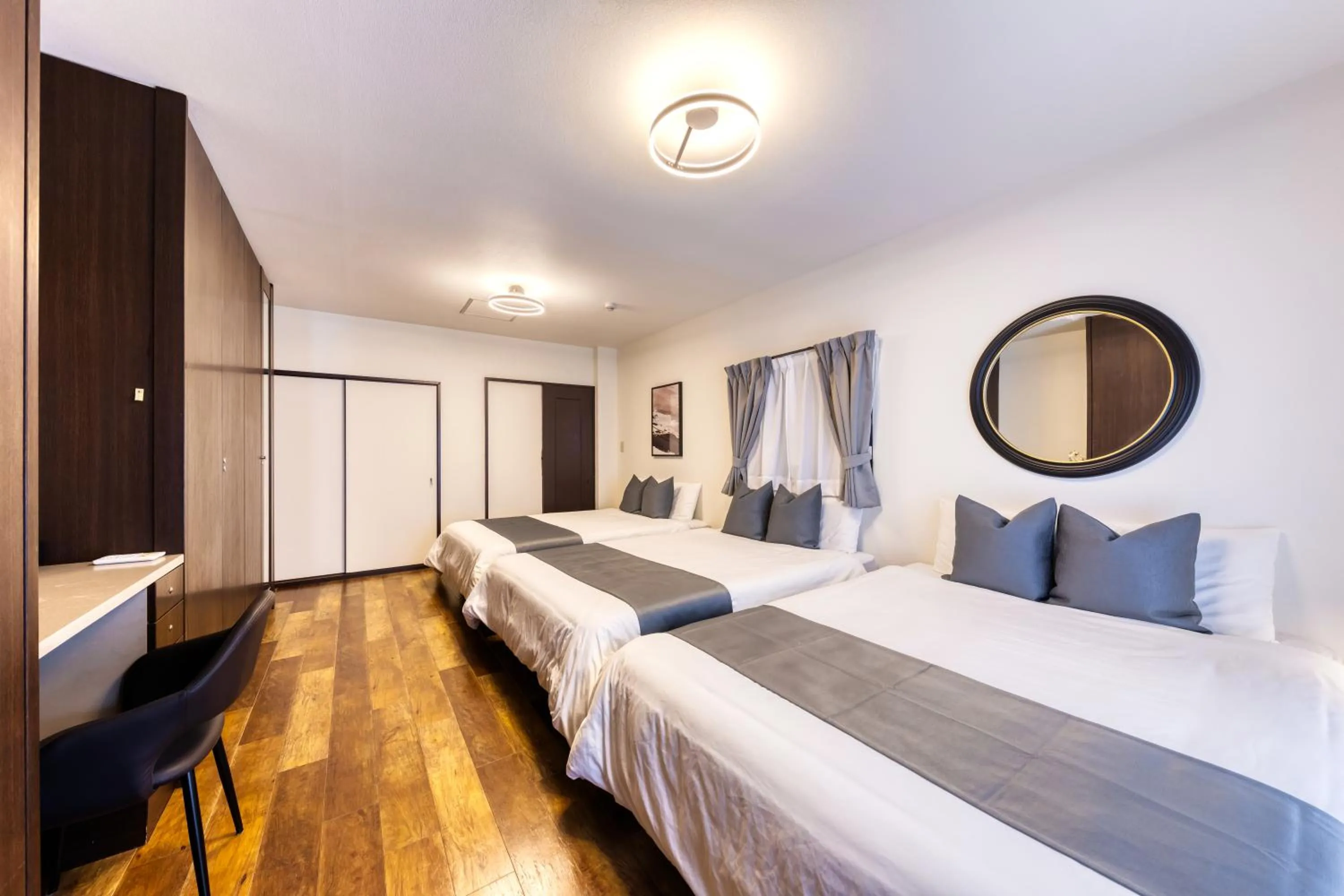 Bed in soleil Universal Fukushima Noda -vacation rental-