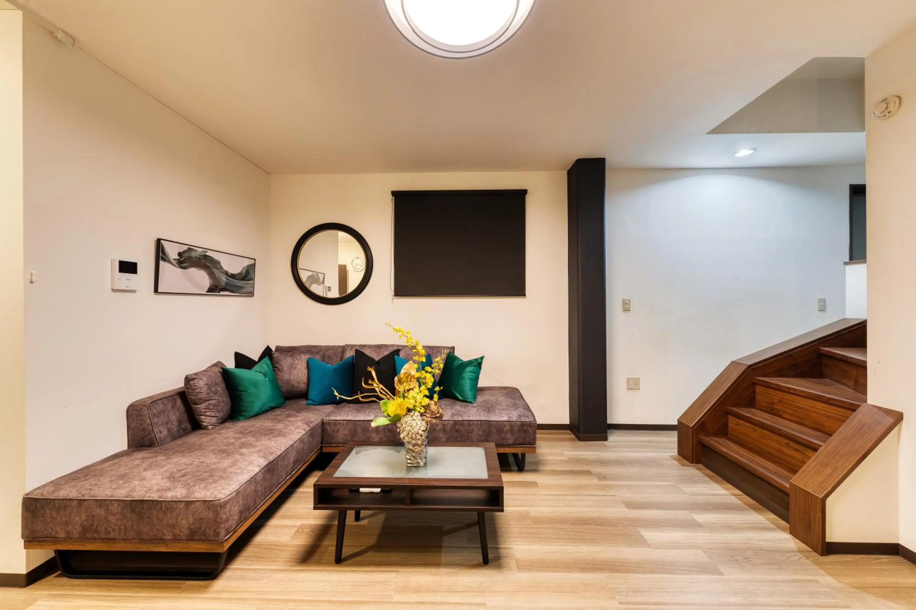 Living room in soleil Universal Fukushima Noda -vacation rental-