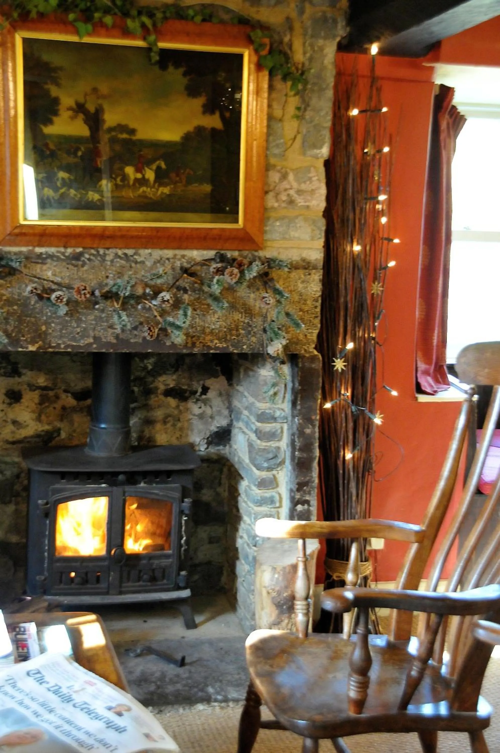 Decorative detail in The Red Lion Inn