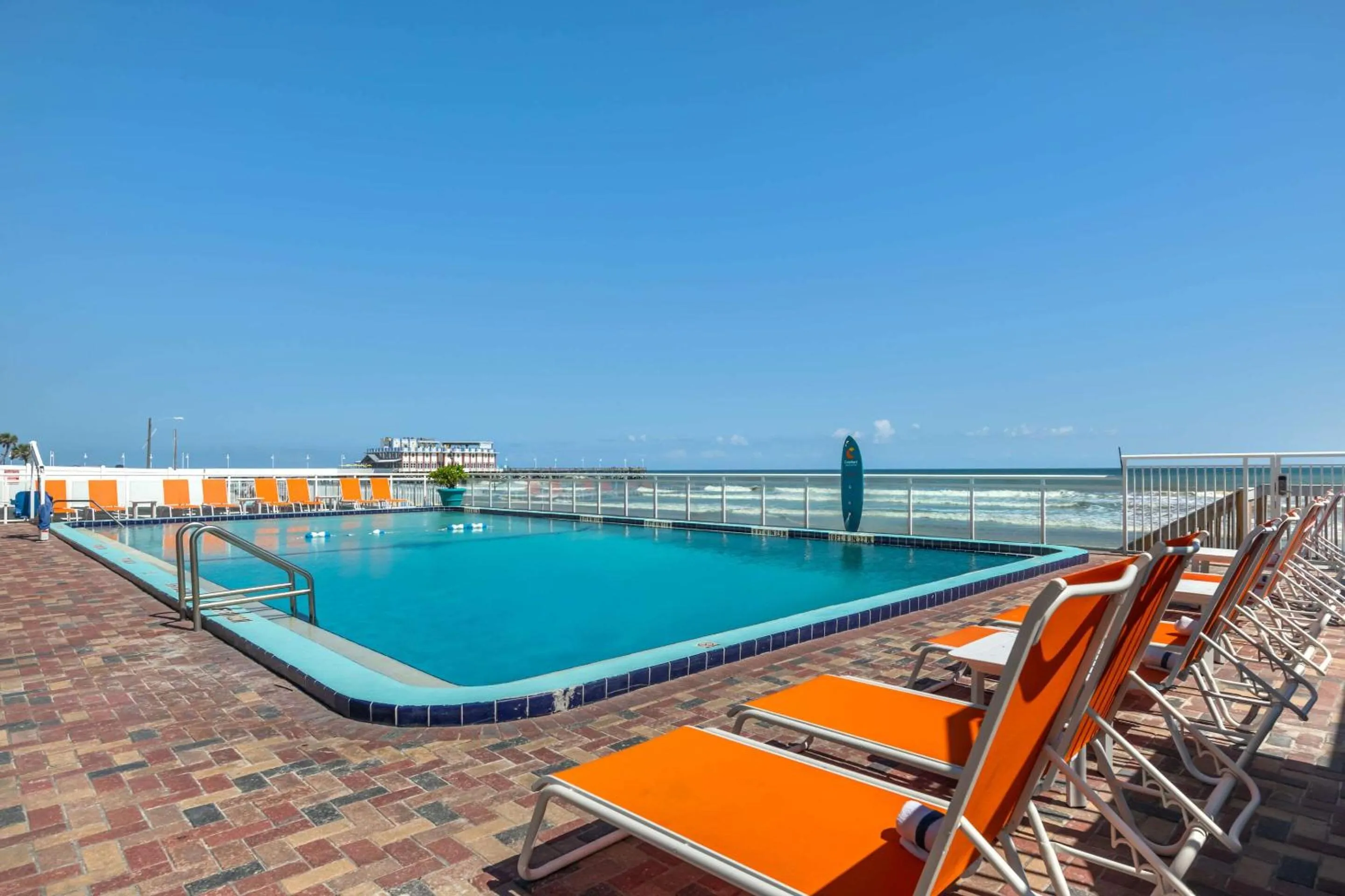 Swimming pool in Comfort Inn & Suites Daytona Beach Oceanfront