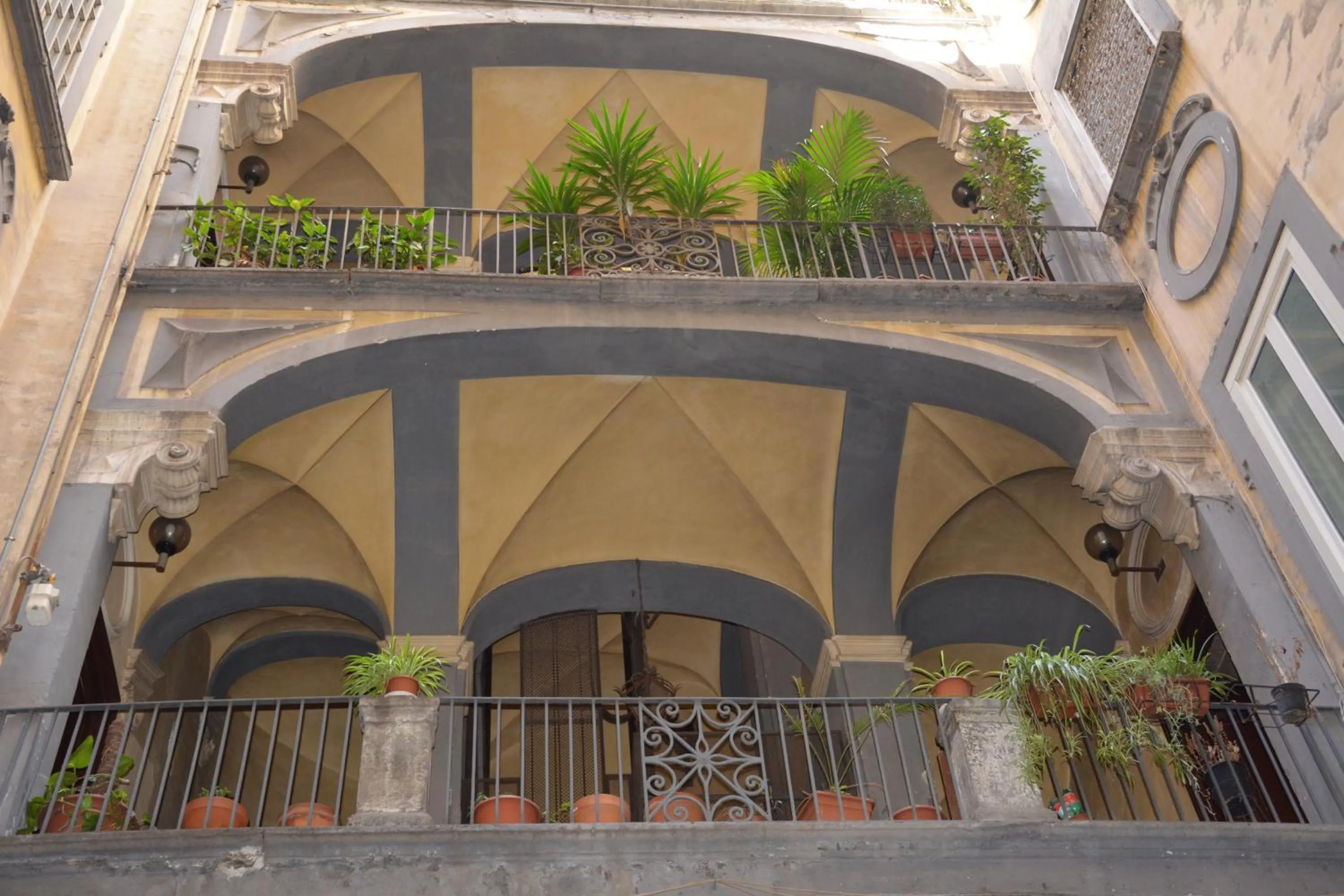 Patio in B&B Palazzo de Campora
