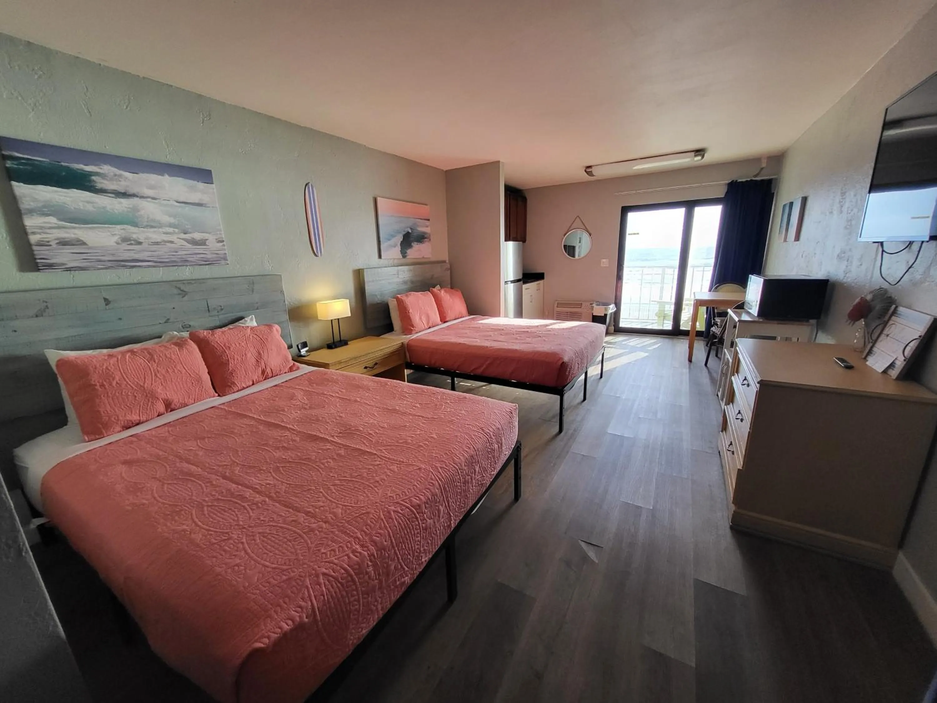 Bed in Beachside Hotel