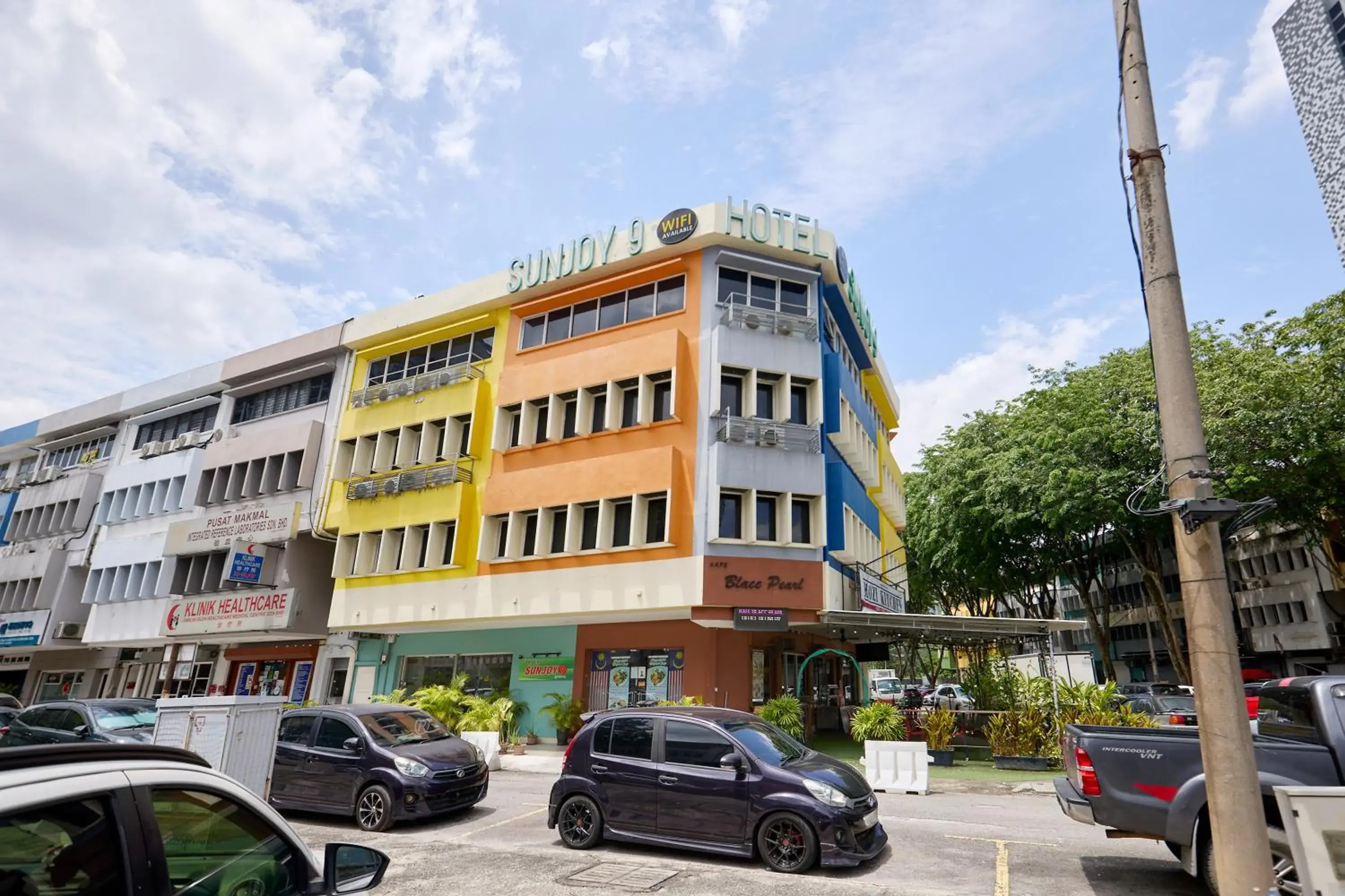 Property building in Hotel Sunjoy9 OKR Property building in Hotel Sunjoy9 OKR