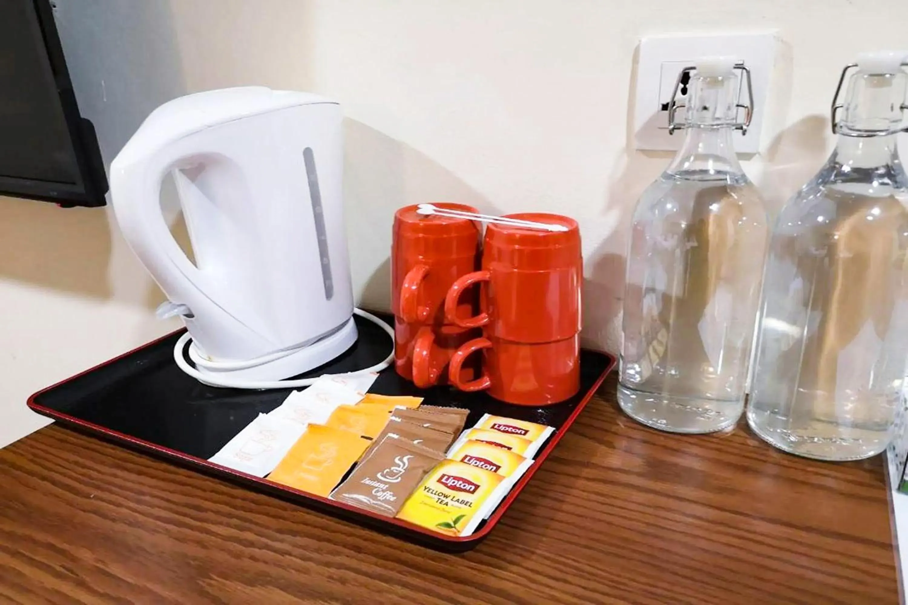 Coffee/tea facilities in Hotel Sunjoy9 OKR