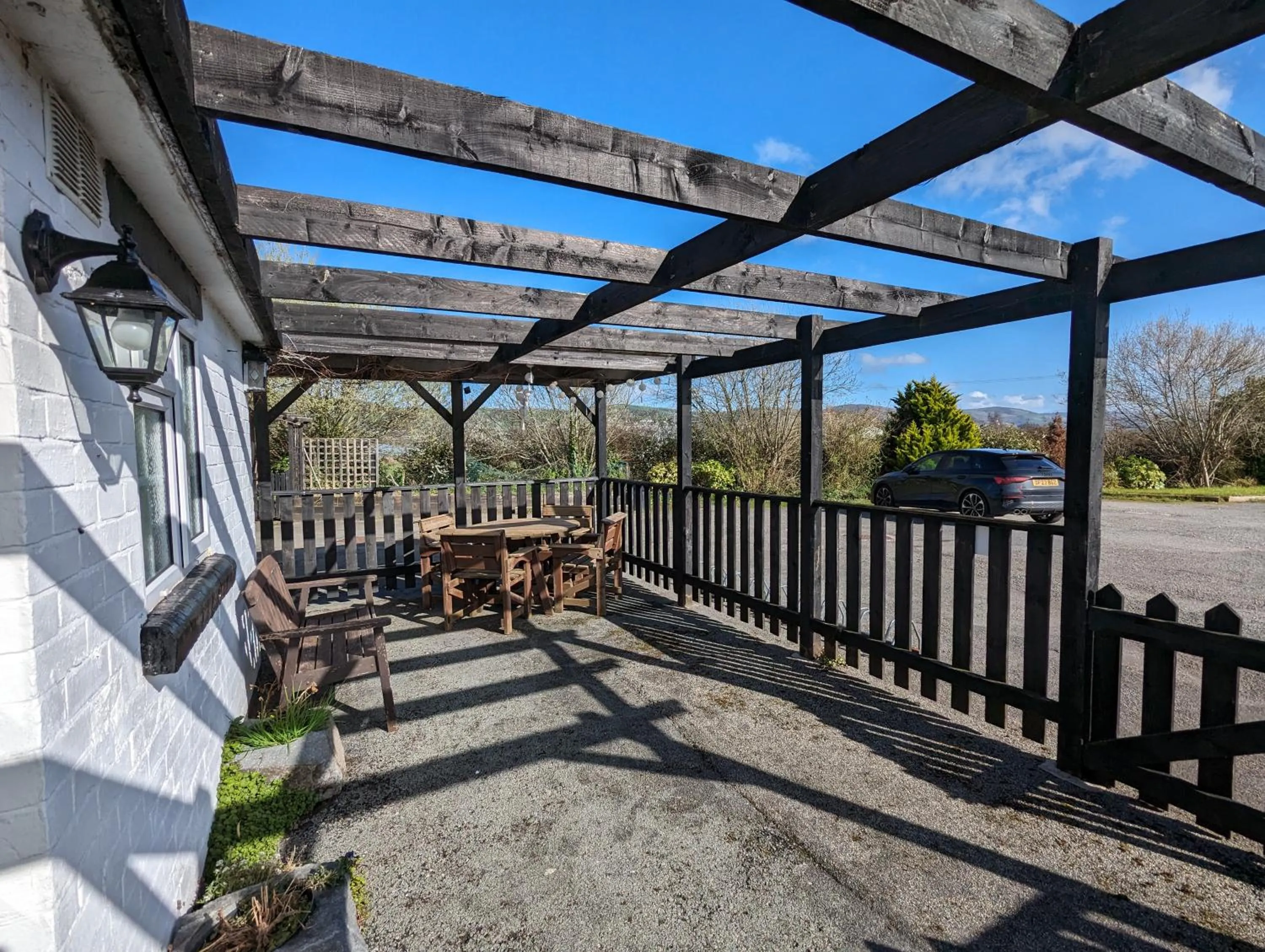 Patio in Tafarn y Waen - Guesthouse