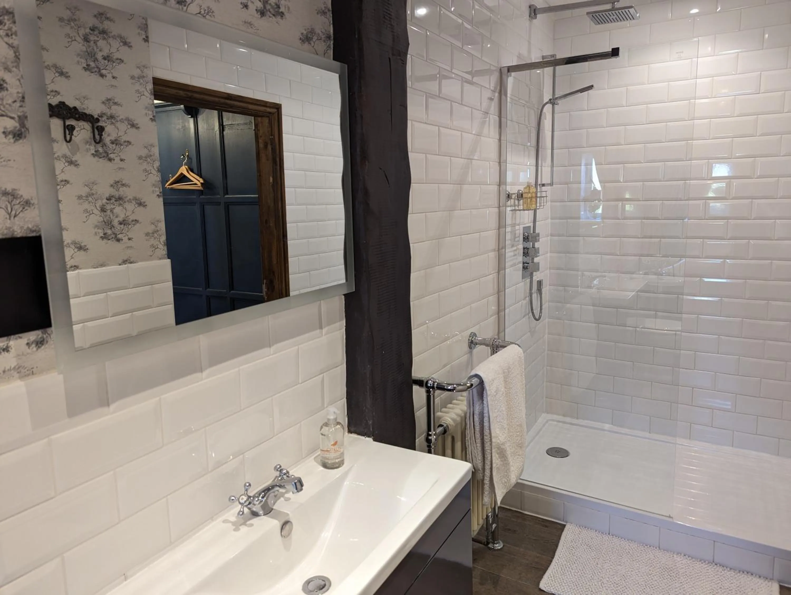 Shower in Tafarn y Waen - Guesthouse