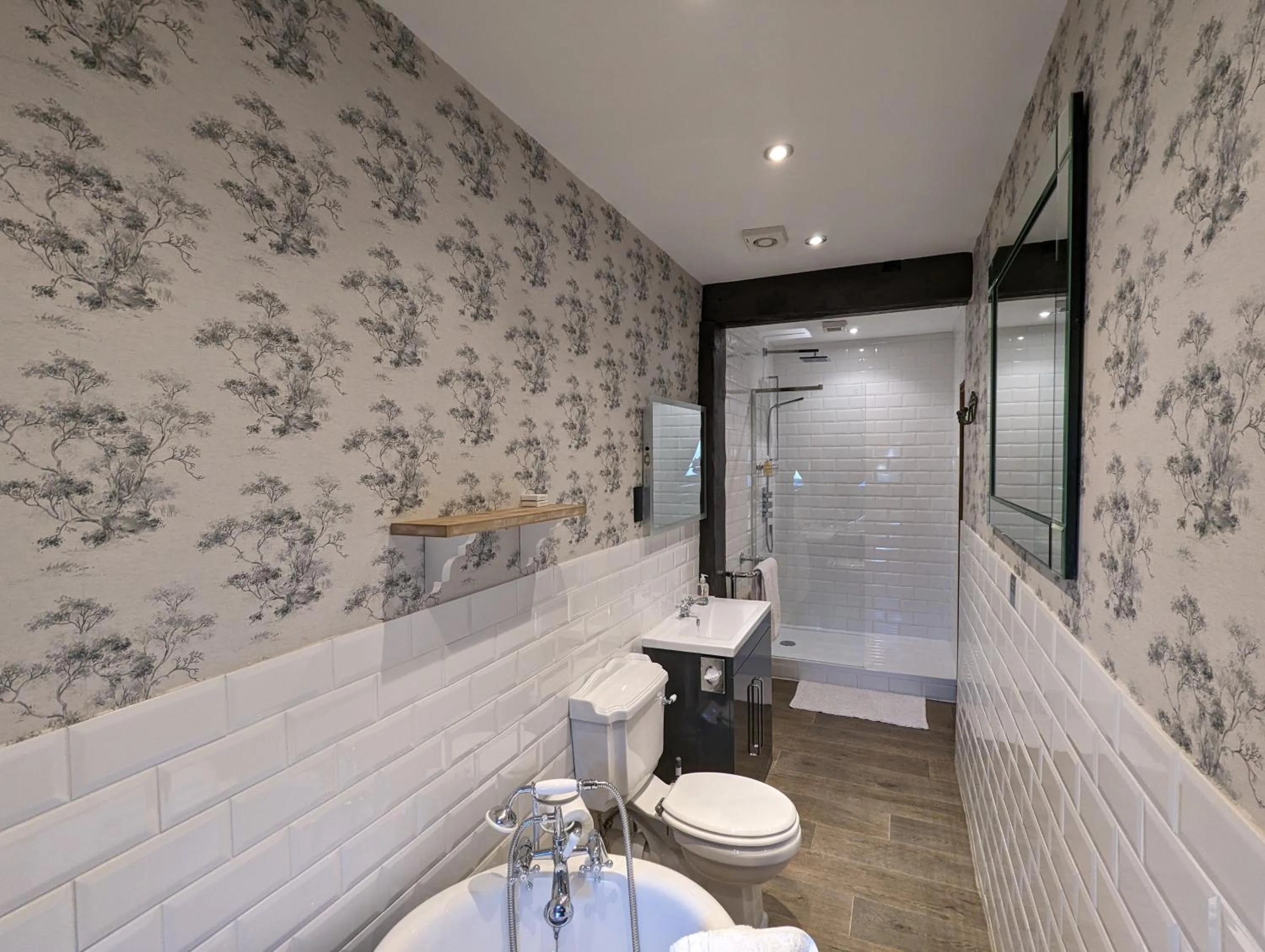 Shower in Tafarn y Waen - Guesthouse