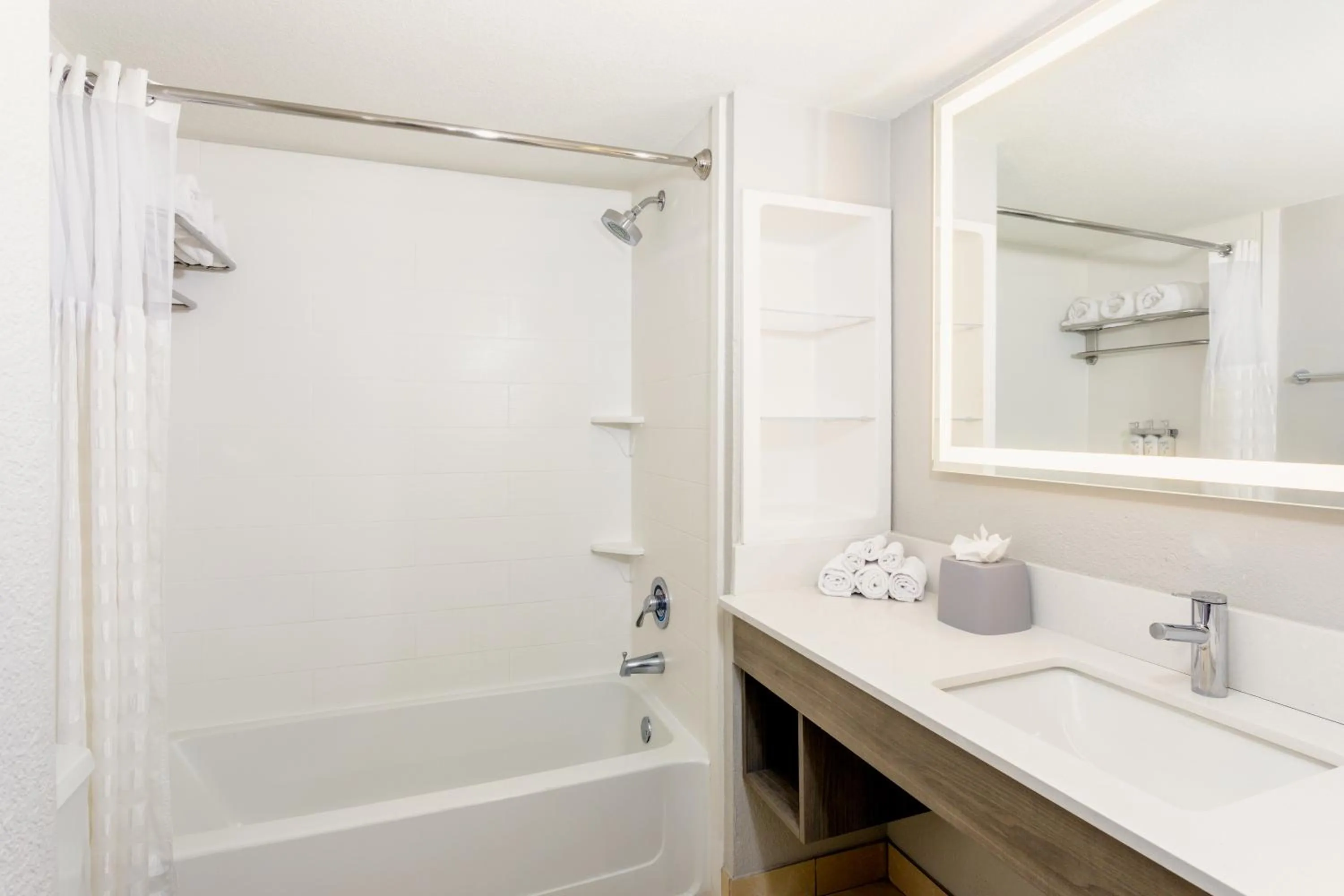 Bathroom in Holiday Inn Express & Suites Oceanfront Daytona Beach Shores by IHG