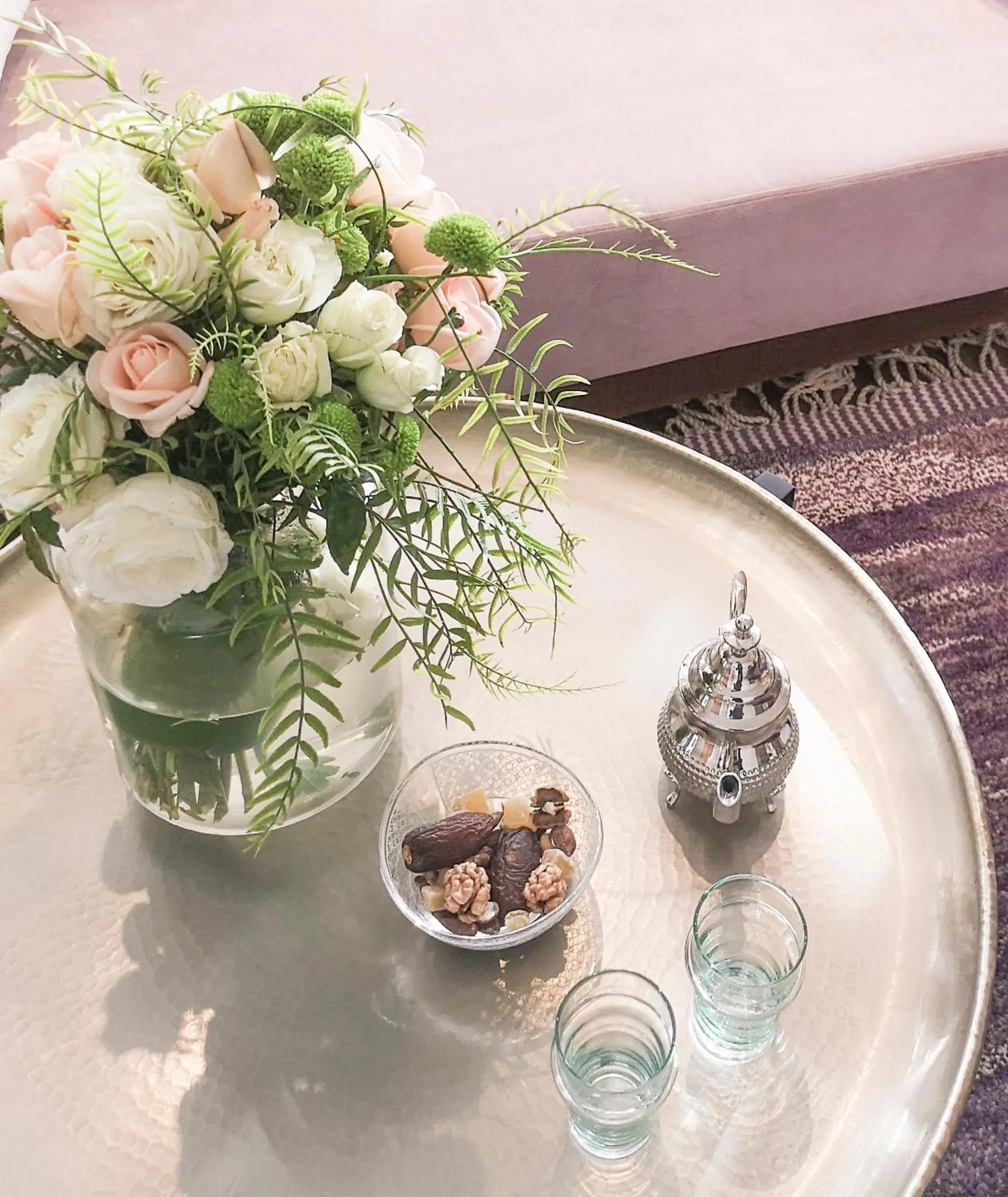 Food and drinks in La Brillante Marrakech