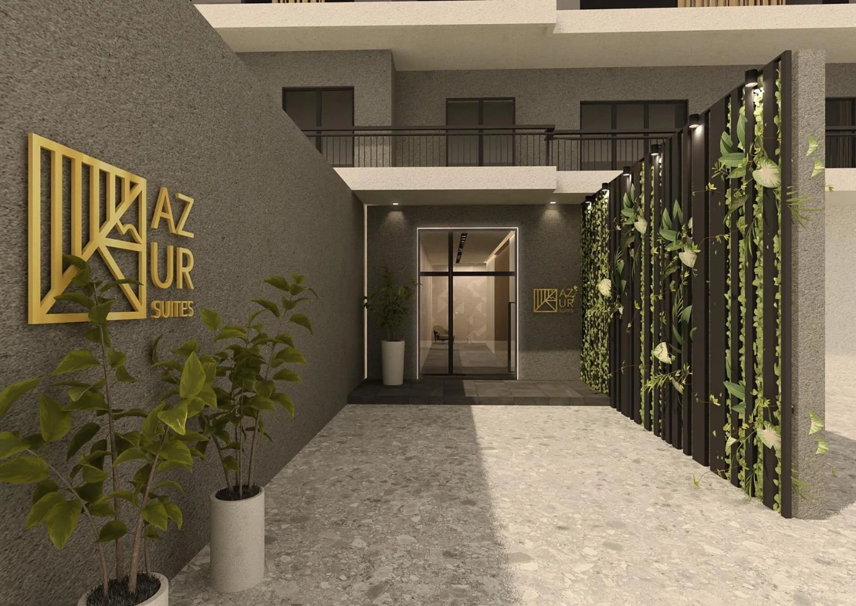 Facade/entrance in Azur Suites