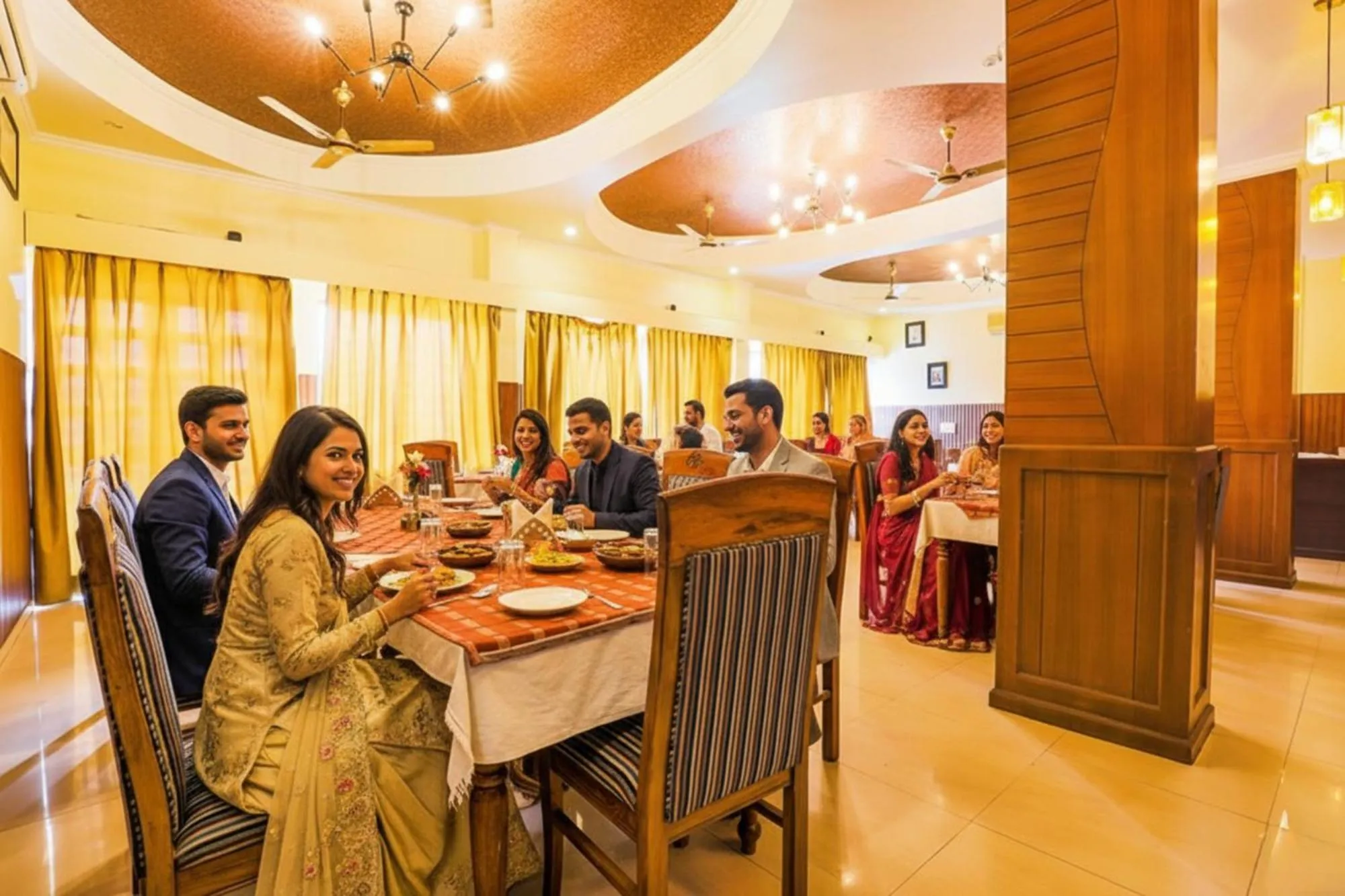 Restaurant/places to eat in FabHotel Pramila Inn