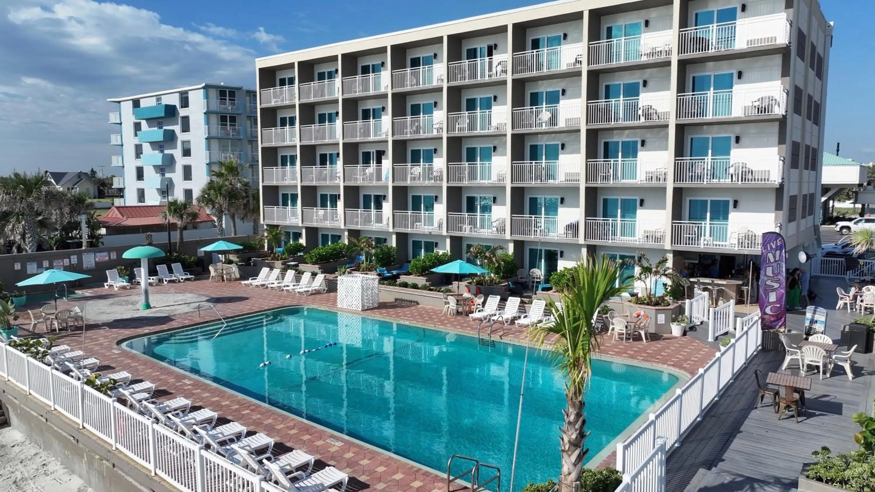 Swimming pool in Boardwalk Inn and Suites