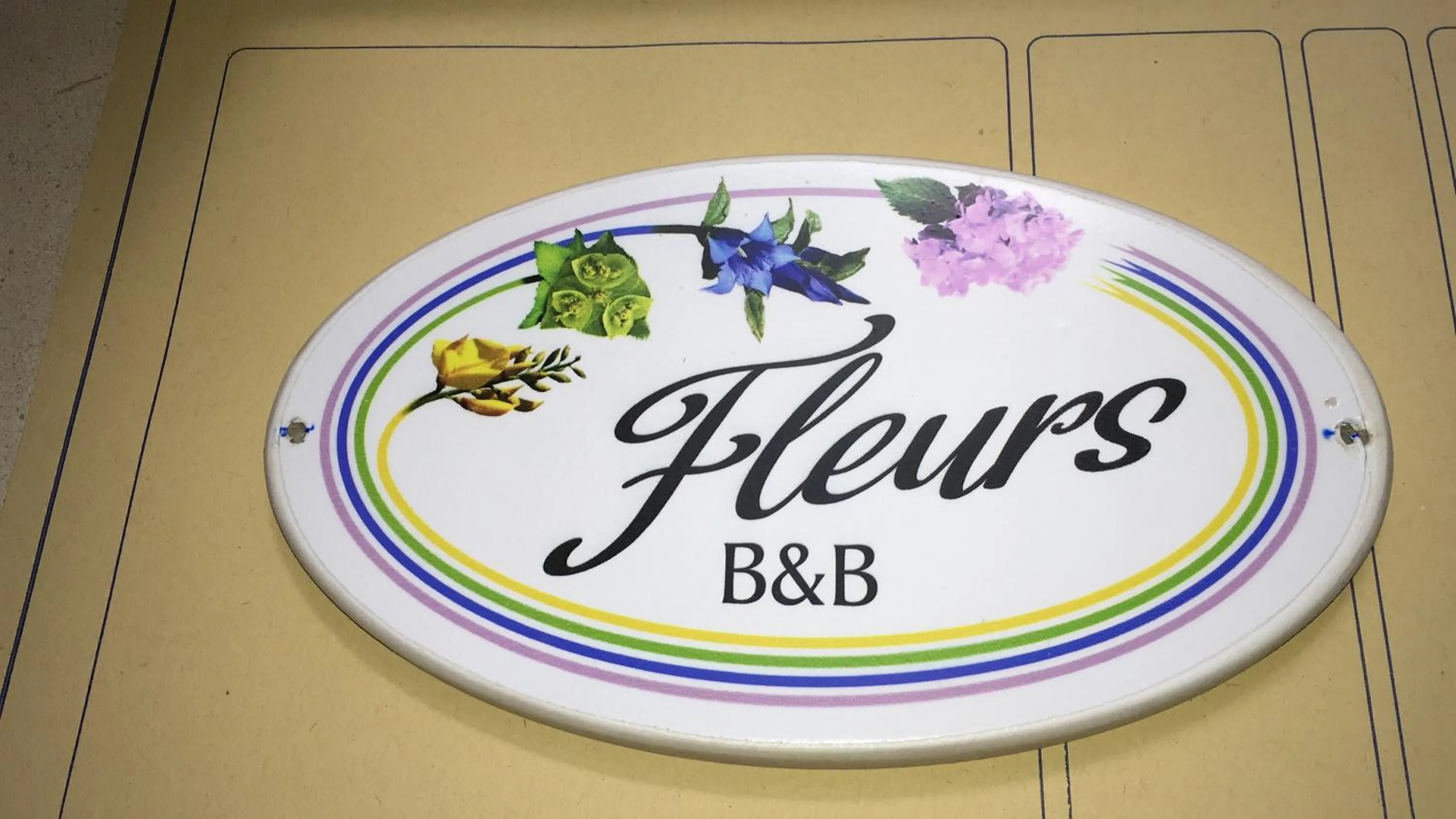 Logo/Certificate/Sign in B&B Fleurs