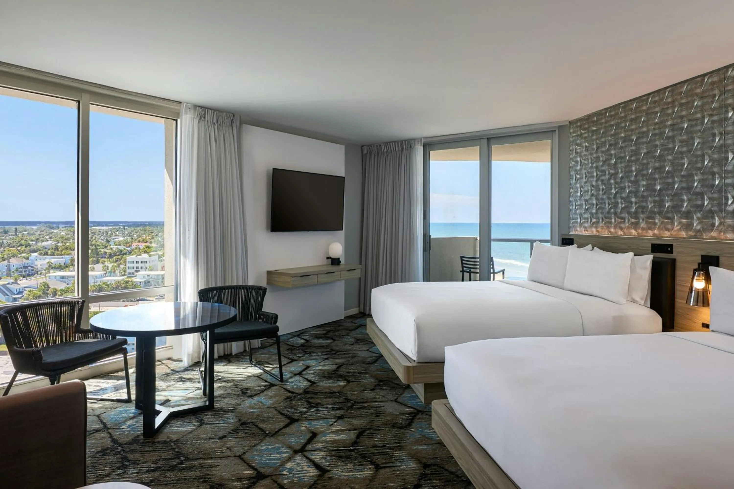 Photo of the whole room, Bed in Renaissance Daytona Beach Oceanfront Hotel