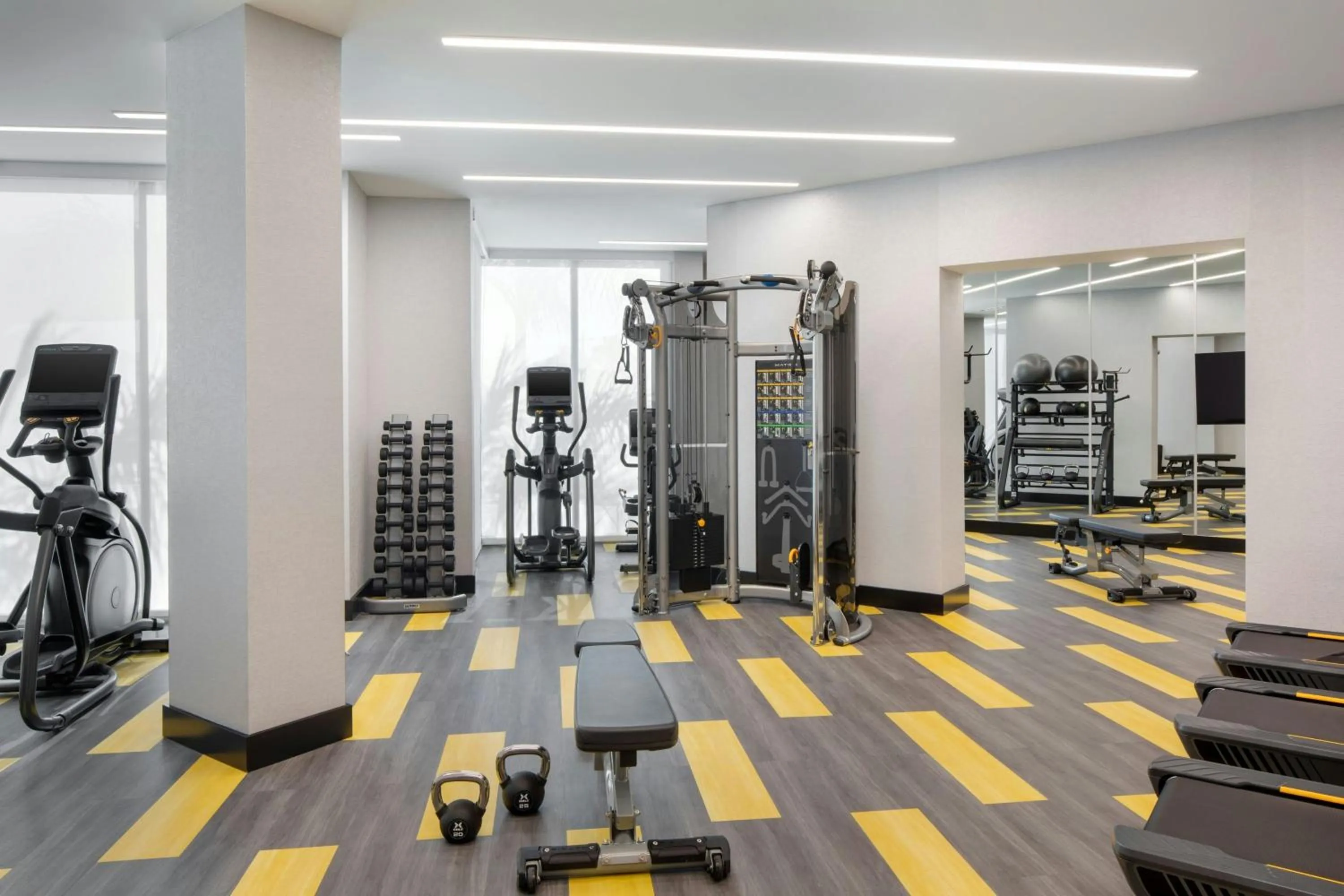 Fitness centre/facilities in Renaissance Daytona Beach Oceanfront Hotel