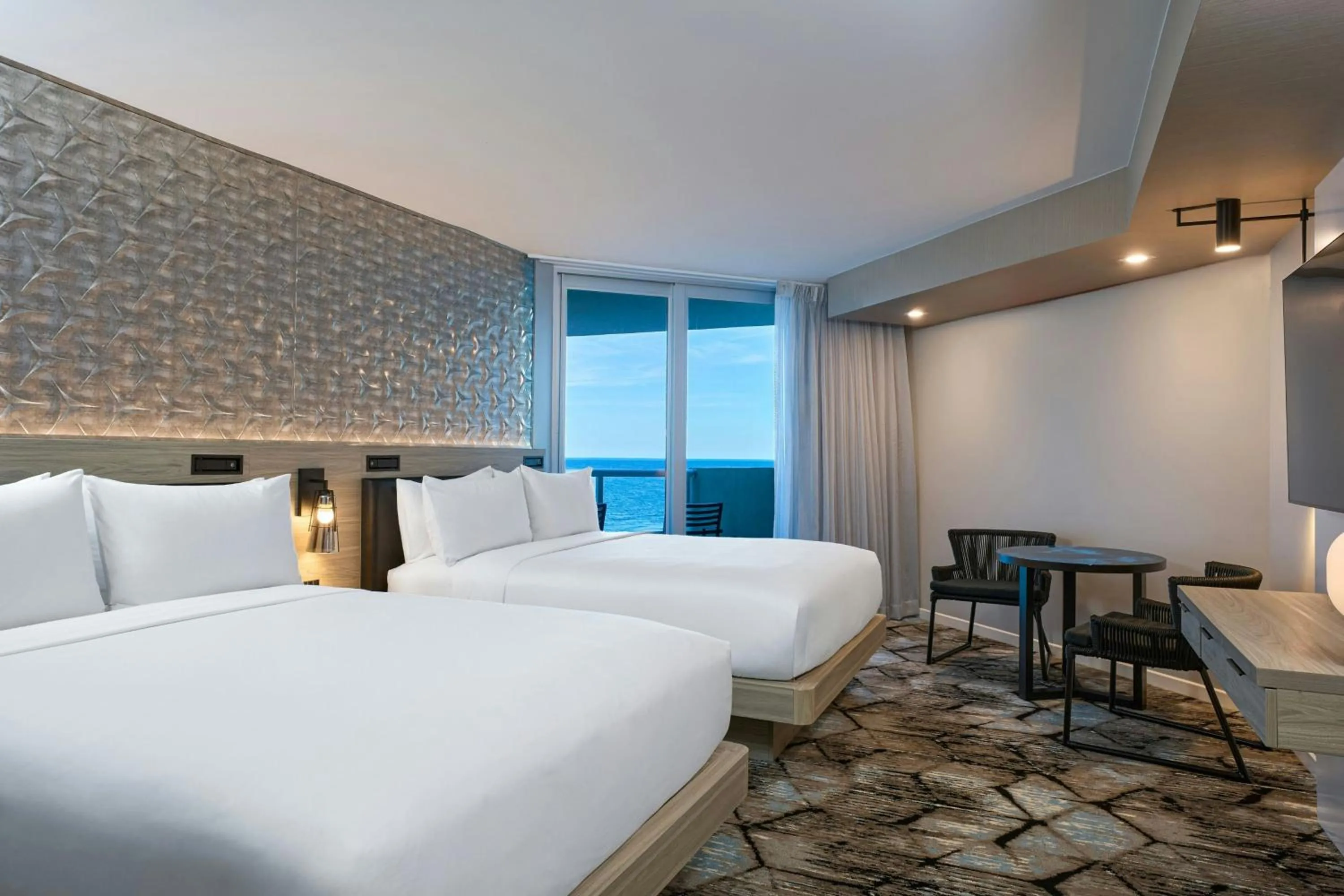 Photo of the whole room, Bed in Renaissance Daytona Beach Oceanfront Hotel