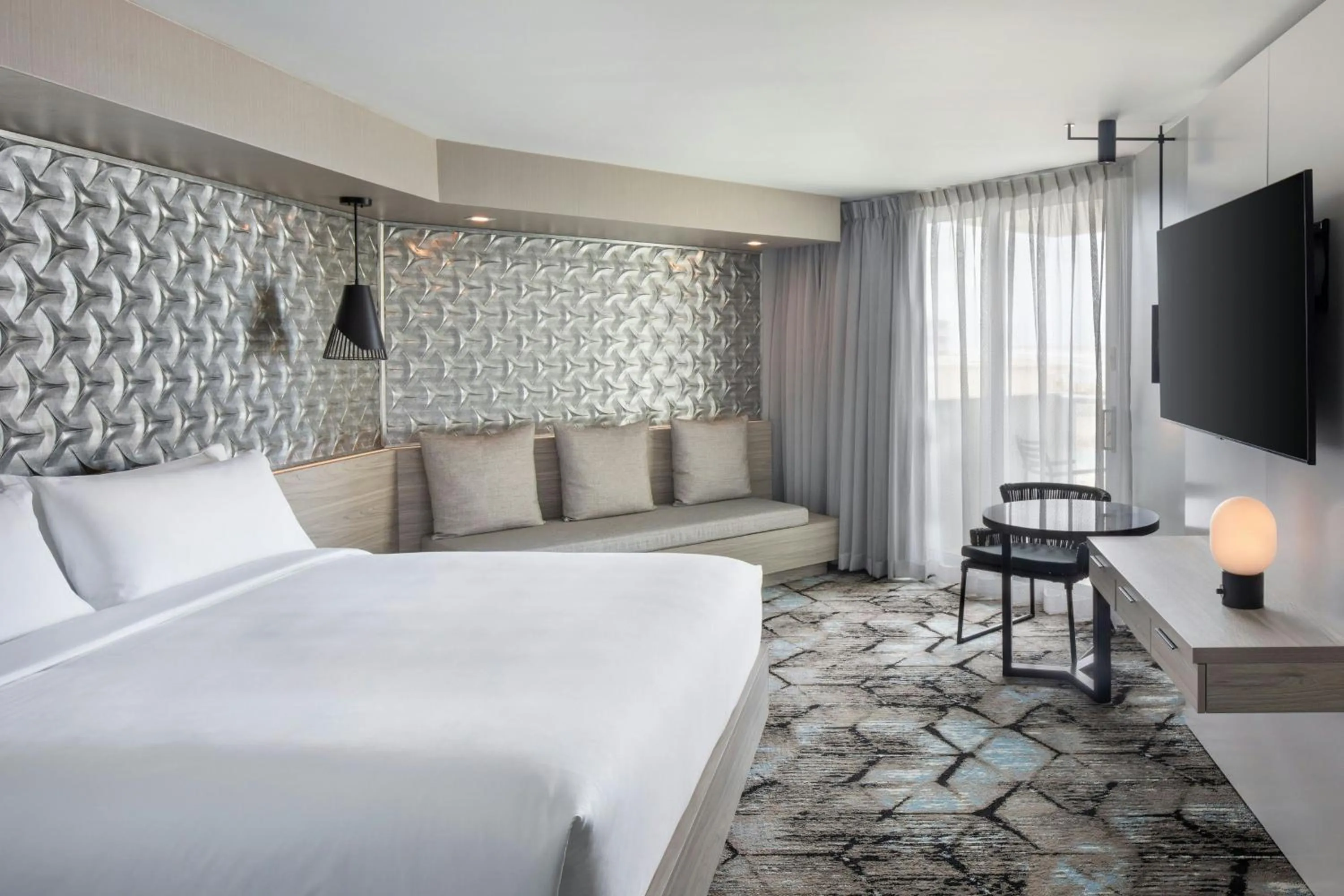 Photo of the whole room, Bed in Renaissance Daytona Beach Oceanfront Hotel