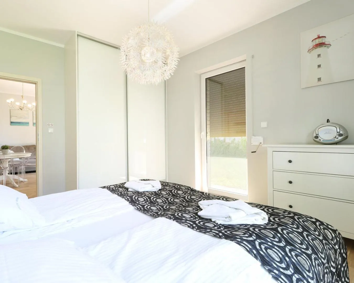 Bed in Pegaz Apartments by Baltic Home