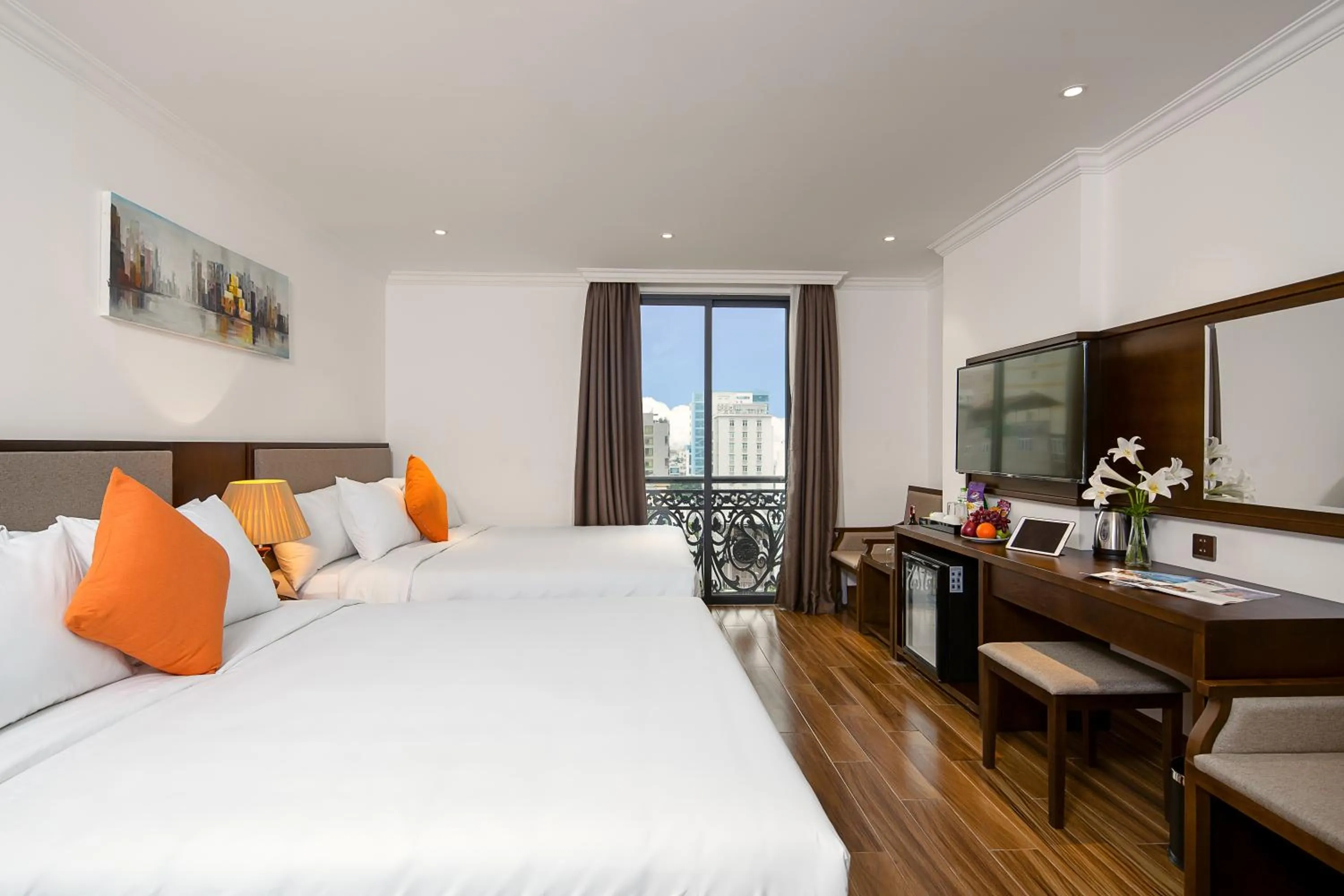 Bed in Roliva Hotel & Apartment Danang