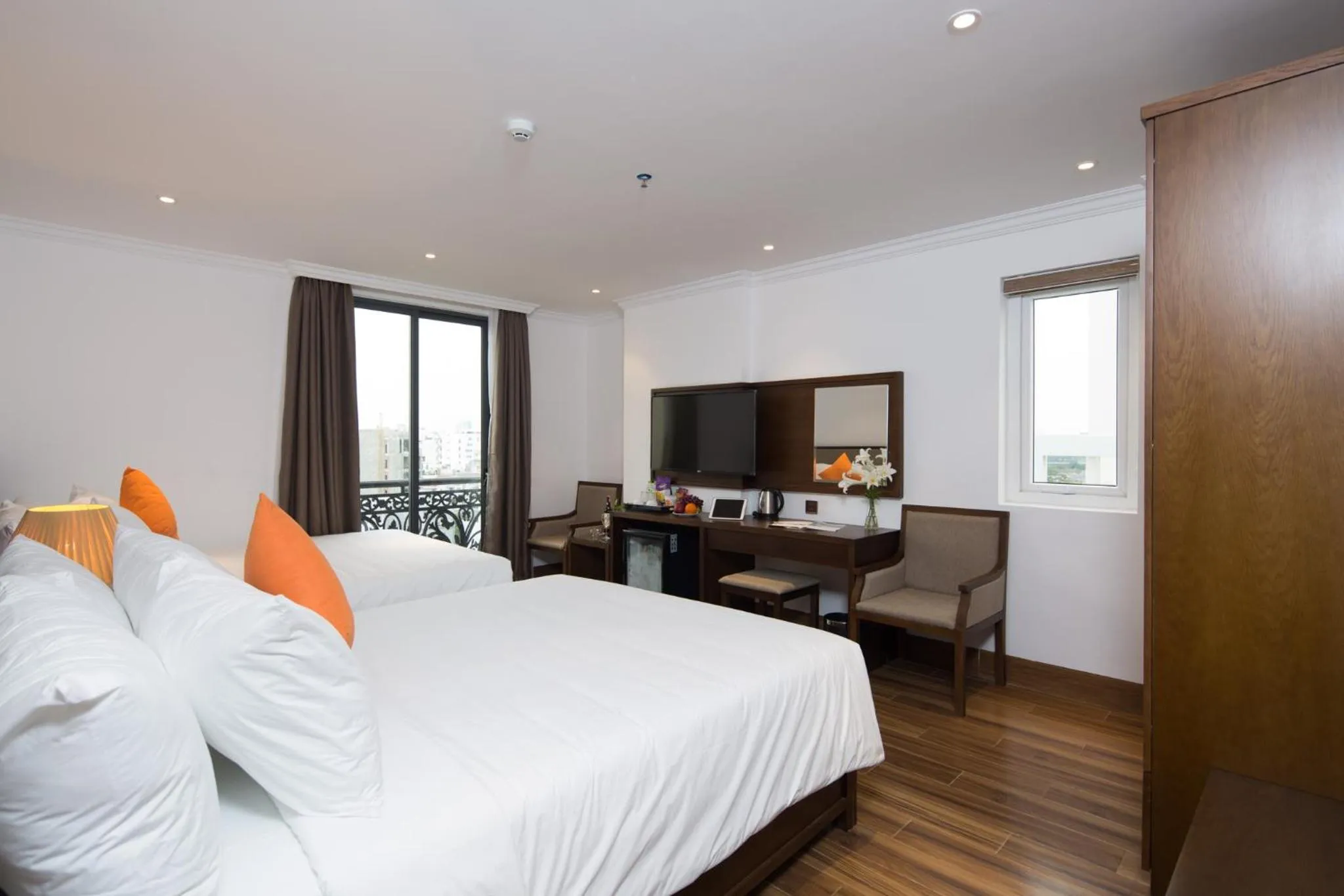 Communal lounge/ TV room, Bed in Roliva Hotel & Apartment Danang