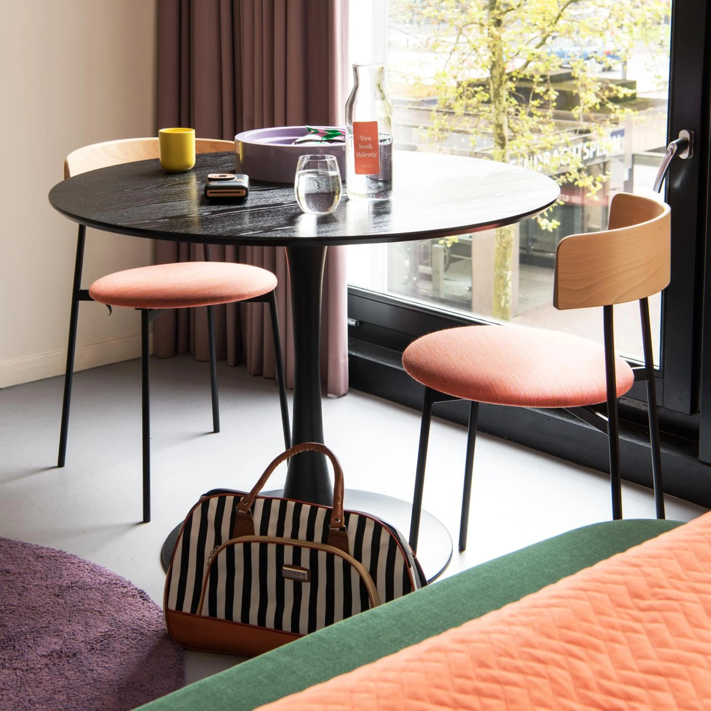 Seating area in Hotel Unplugged