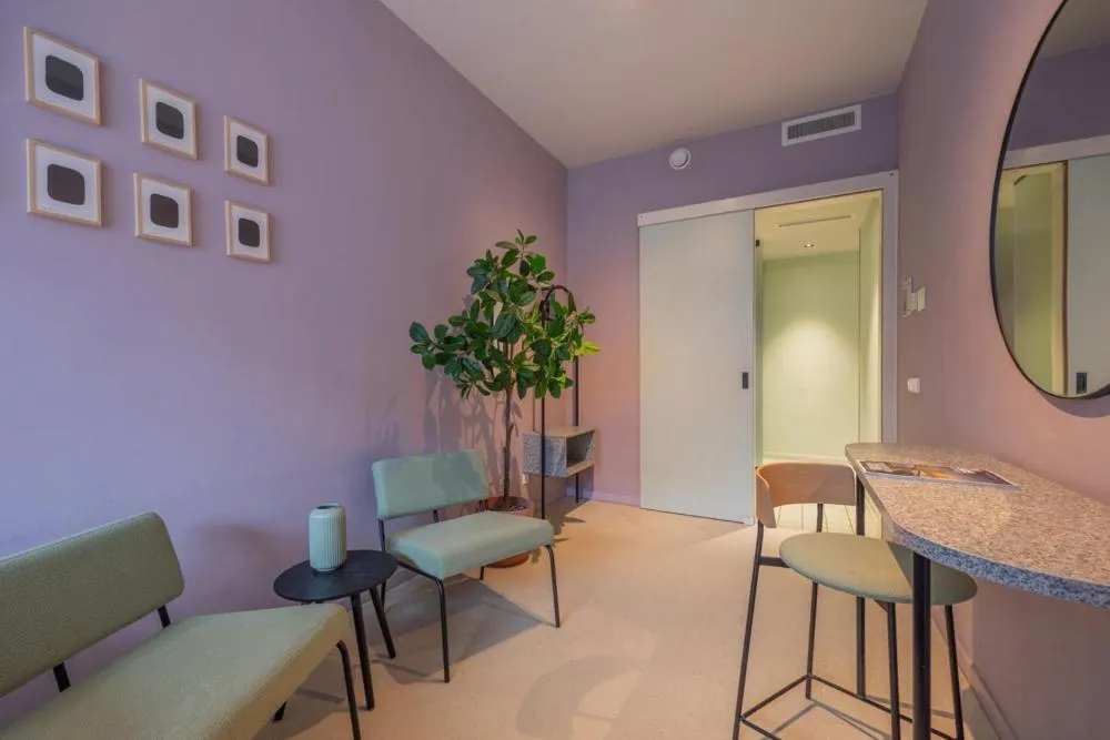 Bedroom in hotel emma next