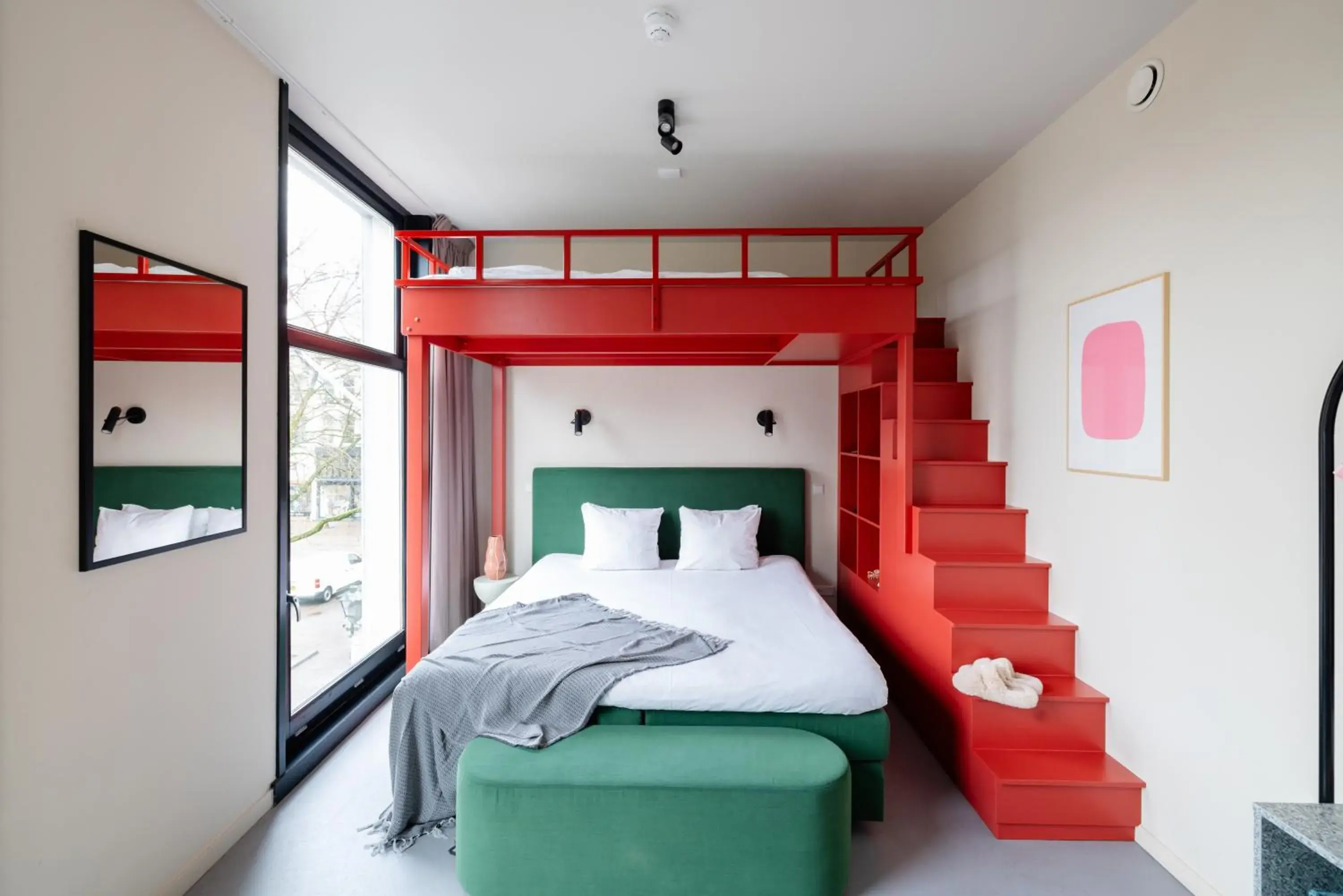 Bedroom, Bed in Hotel Unplugged Bedroom, Bed in Hotel Unplugged