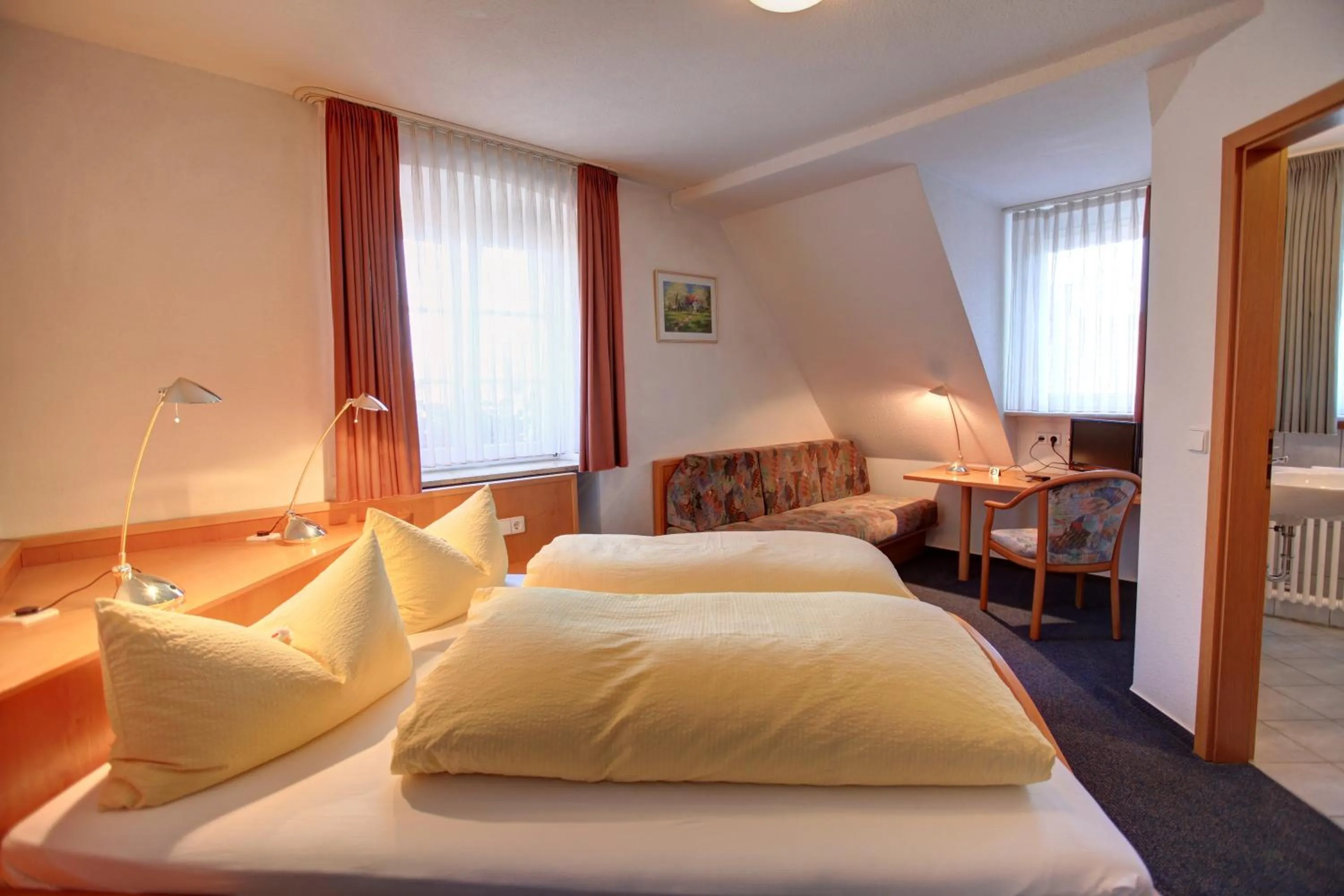 Bed in Gasthaus zum Hirschen