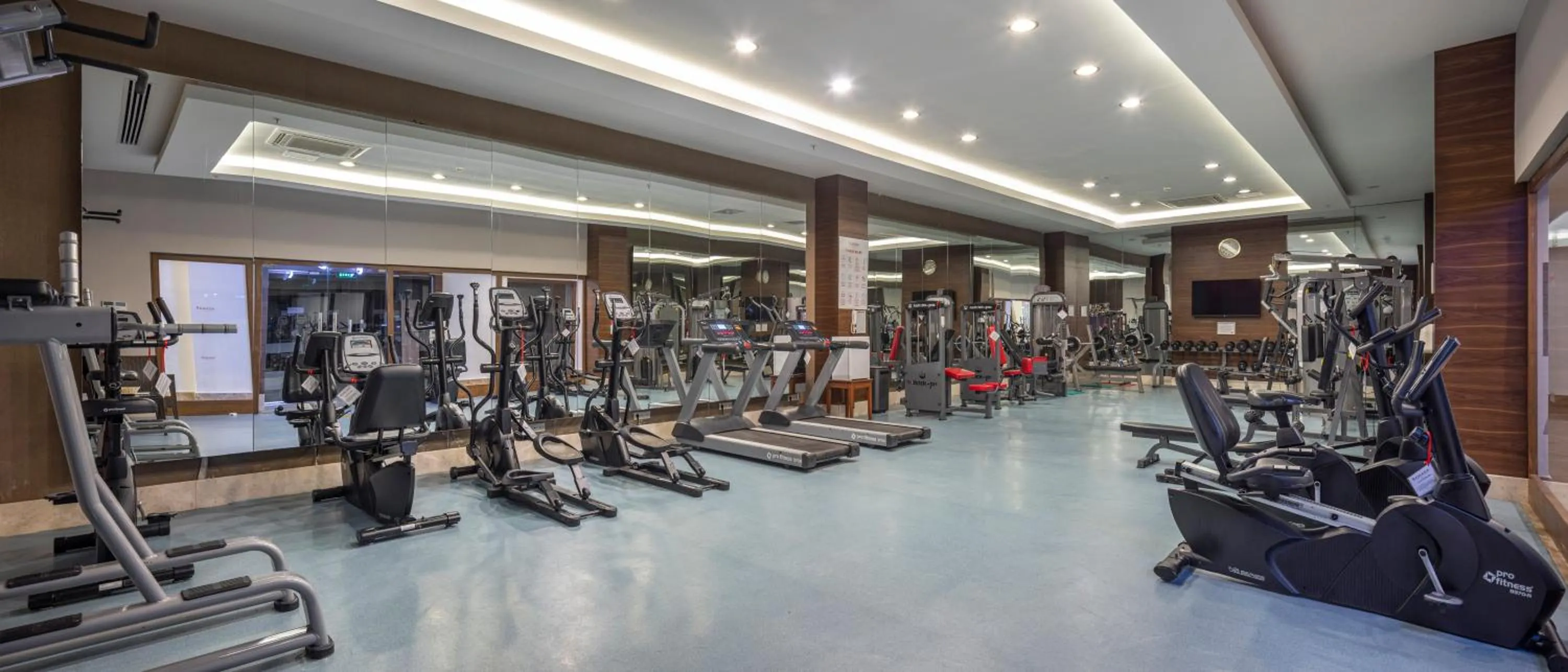 Fitness centre/facilities in Ramada Resort By Wyndham Lara