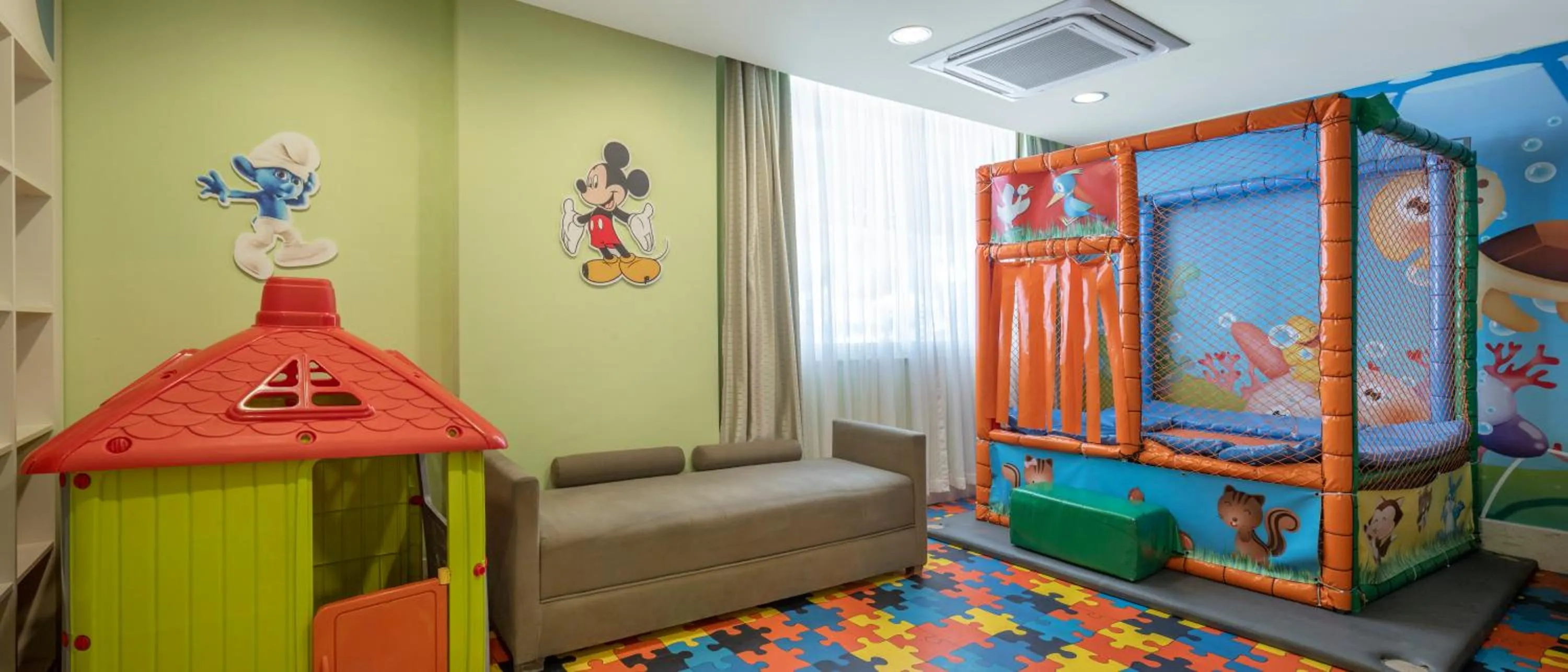 Children play ground, Bed in Ramada Resort By Wyndham Lara