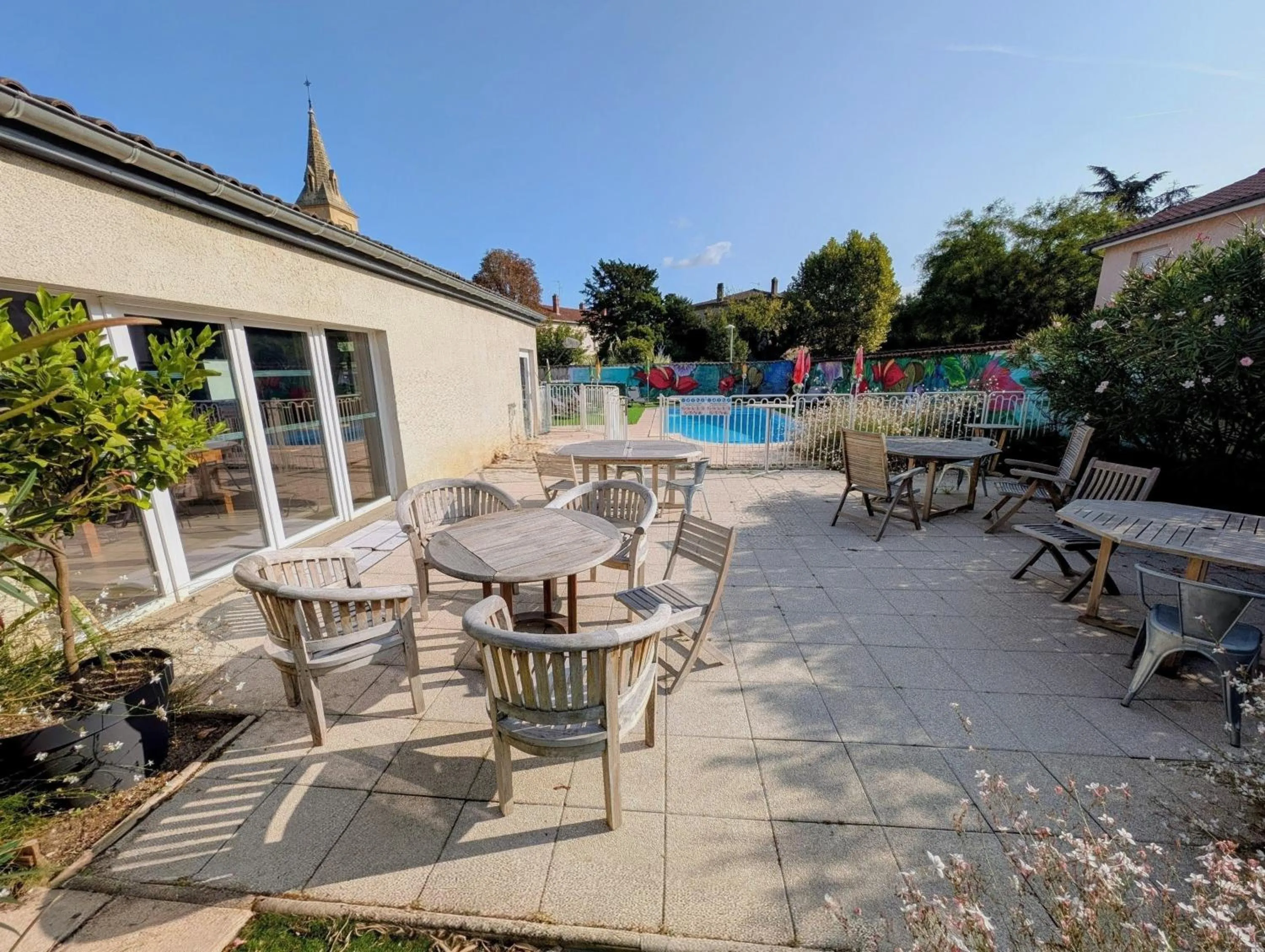 Patio in MOODz HOTEL VIENNE