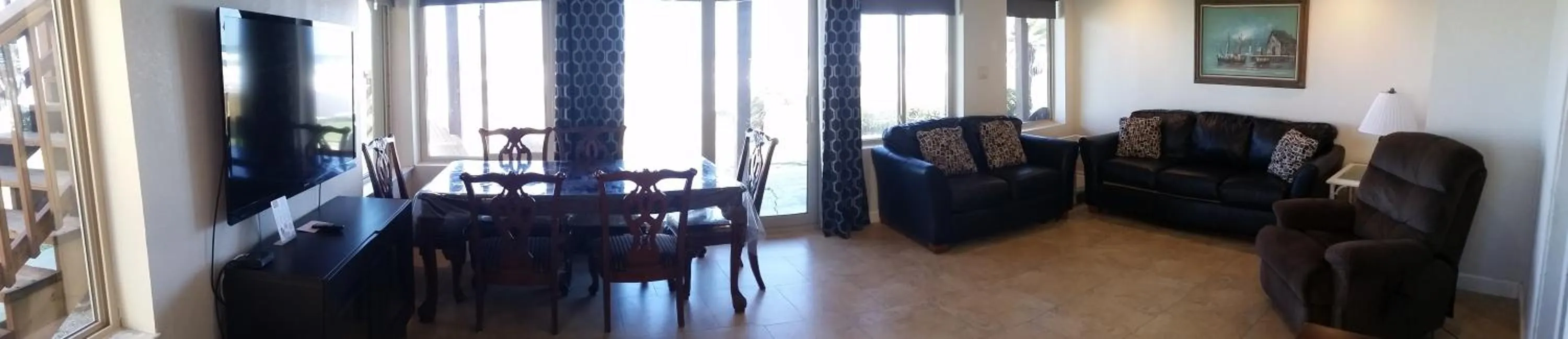 Patio in Driftwood Beach Motel