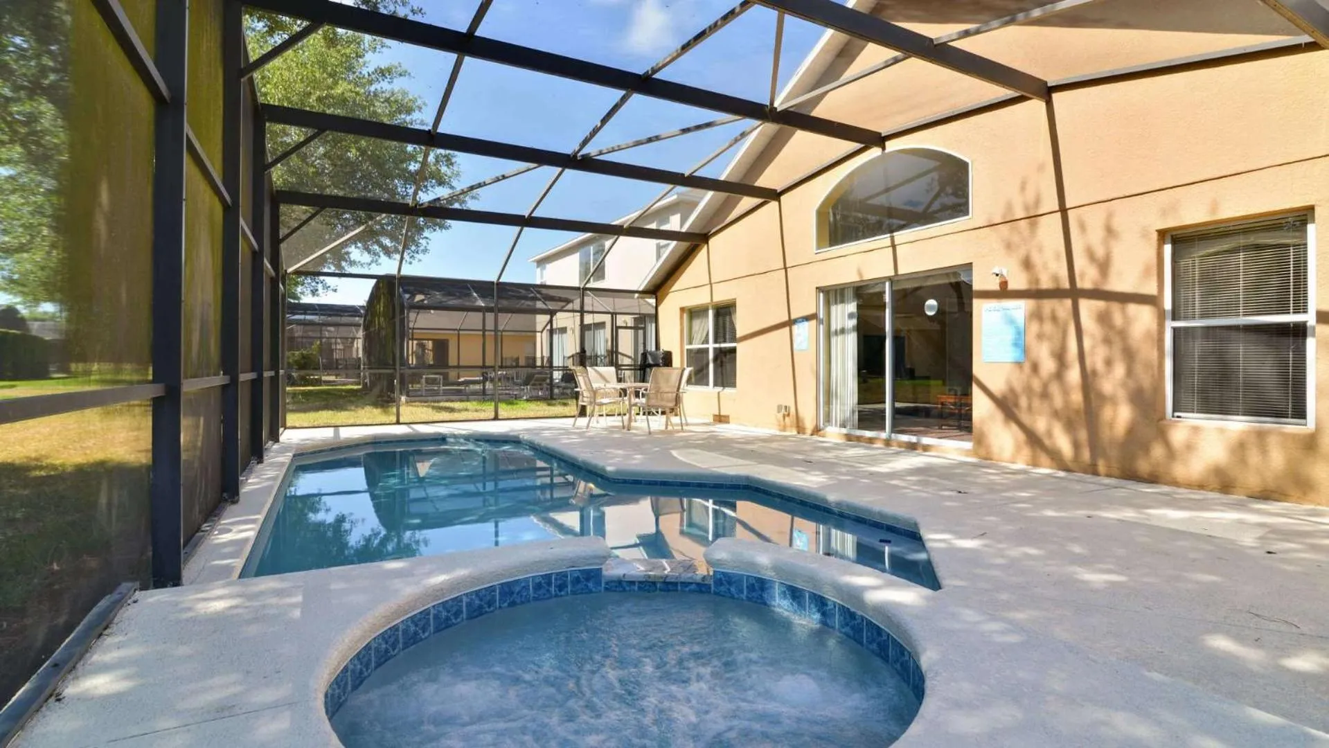 Balcony/Terrace in Shooting Star - Family friendly 4 bed pool home on Emerald Island Resort - close to Disney World!