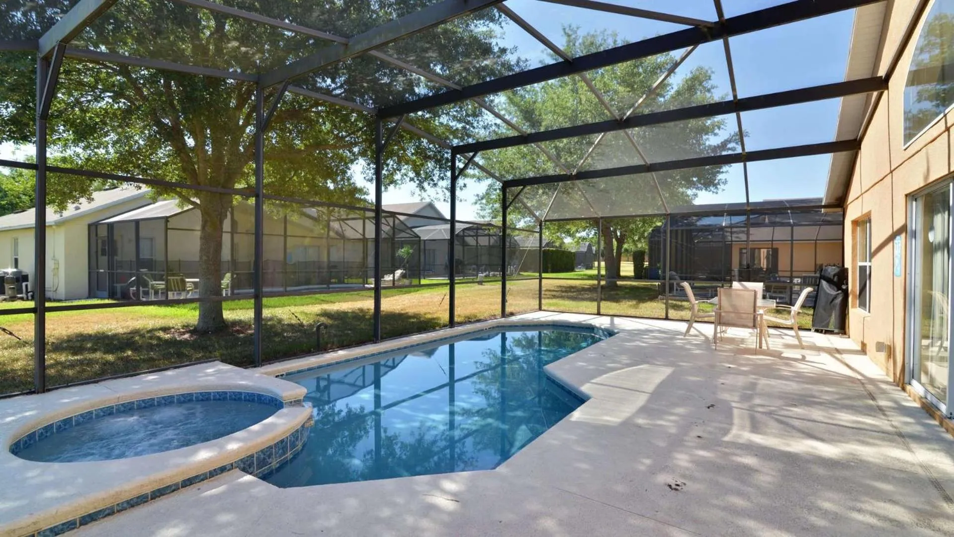 Swimming pool in Shooting Star - Family friendly 4 bed pool home on Emerald Island Resort - close to Disney World!