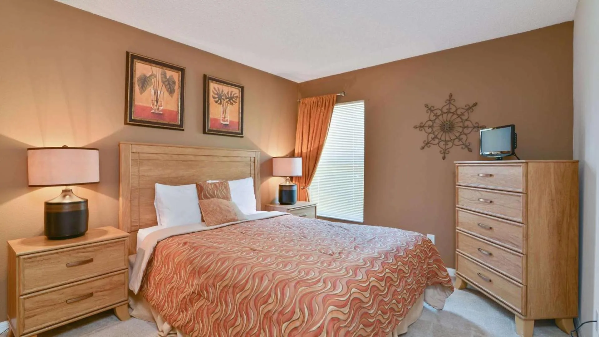 Bedroom, Bed in Shooting Star - Family friendly 4 bed pool home on Emerald Island Resort - close to Disney World!