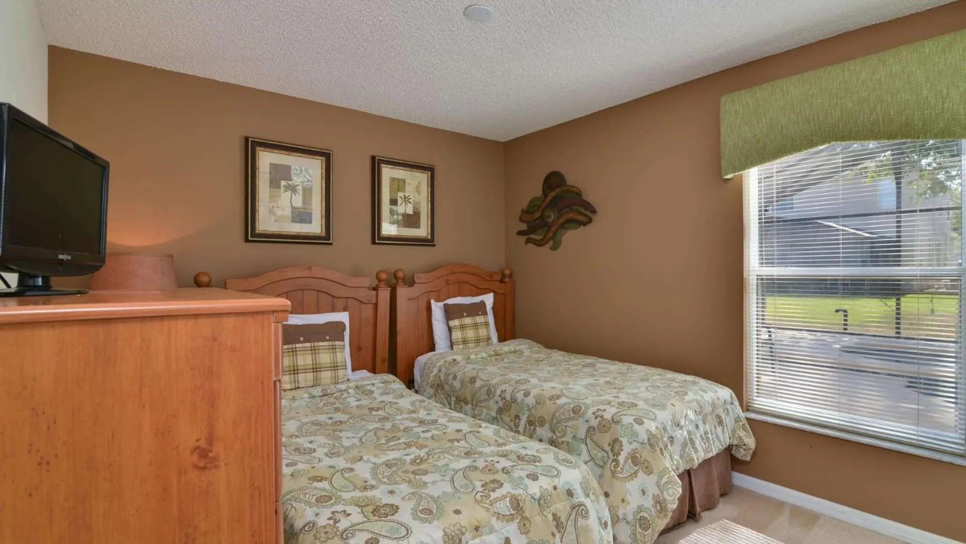 Bedroom, Bed in Shooting Star - Family friendly 4 bed pool home on Emerald Island Resort - close to Disney World!