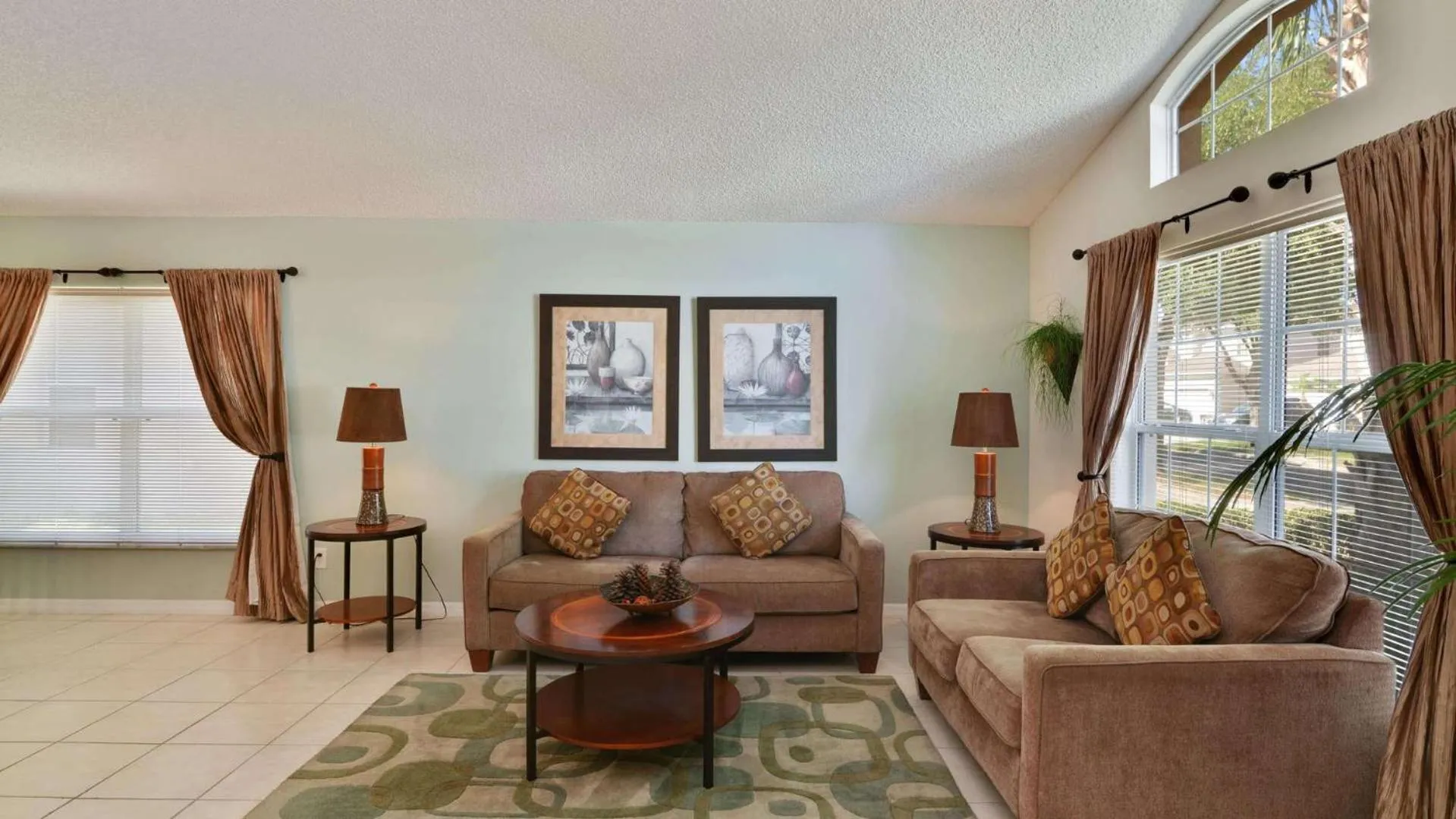 Seating area in Shooting Star - Family friendly 4 bed pool home on Emerald Island Resort - close to Disney World!