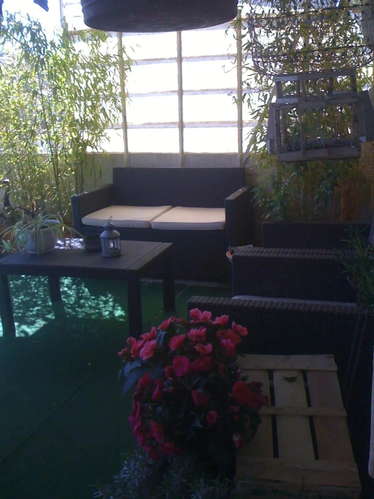 Patio in L'Auberge Espagnole - Bed & Breakfast